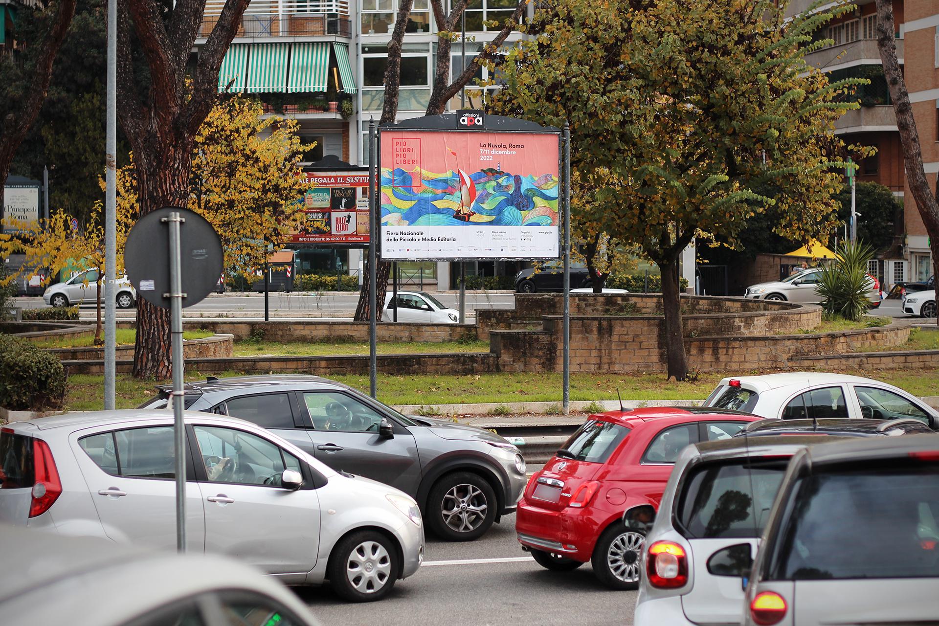 Impianto POSTER a Roma, in zona Malù