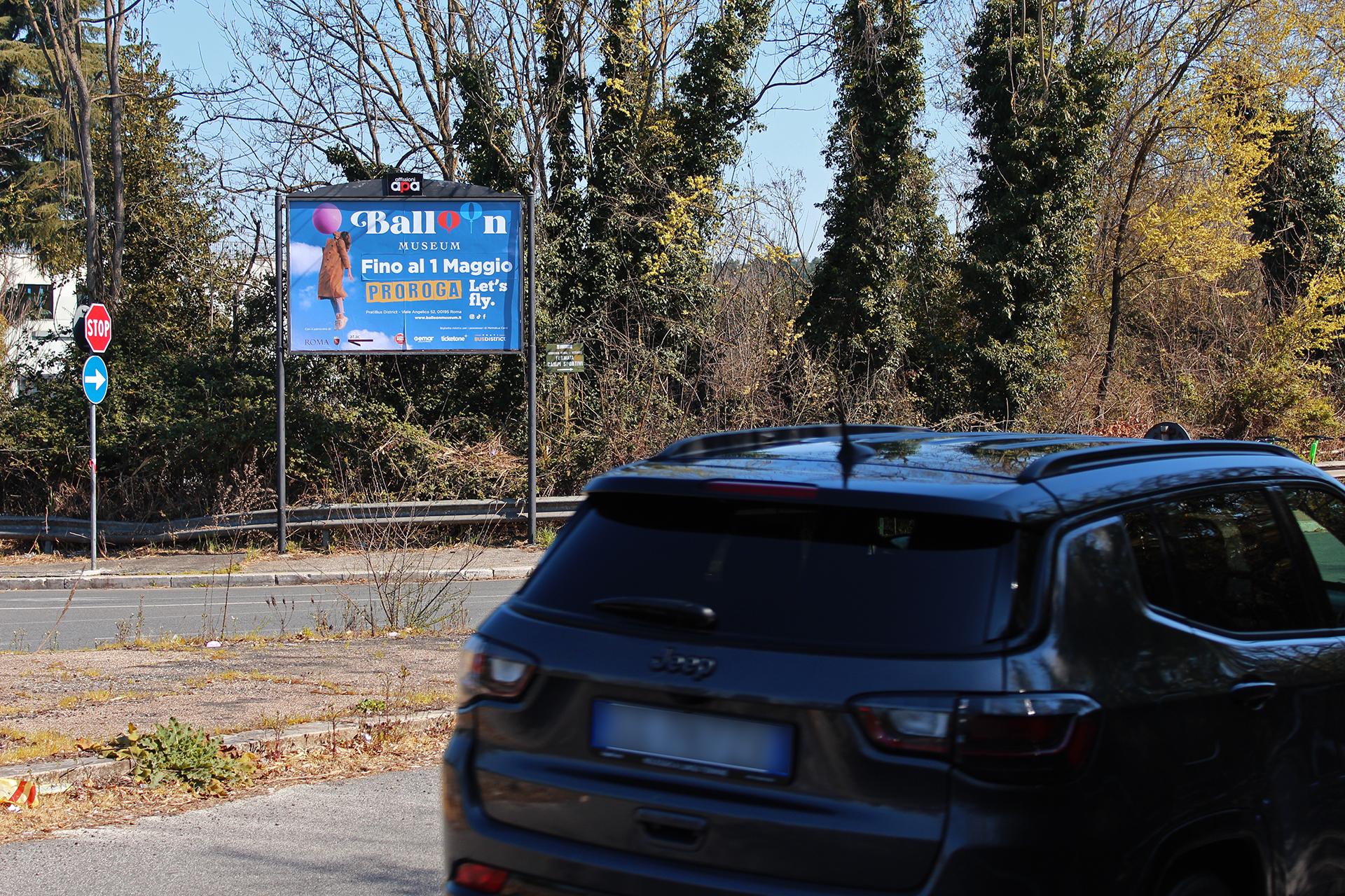 Impianto POSTER a Roma, in zona Casina delle Muse