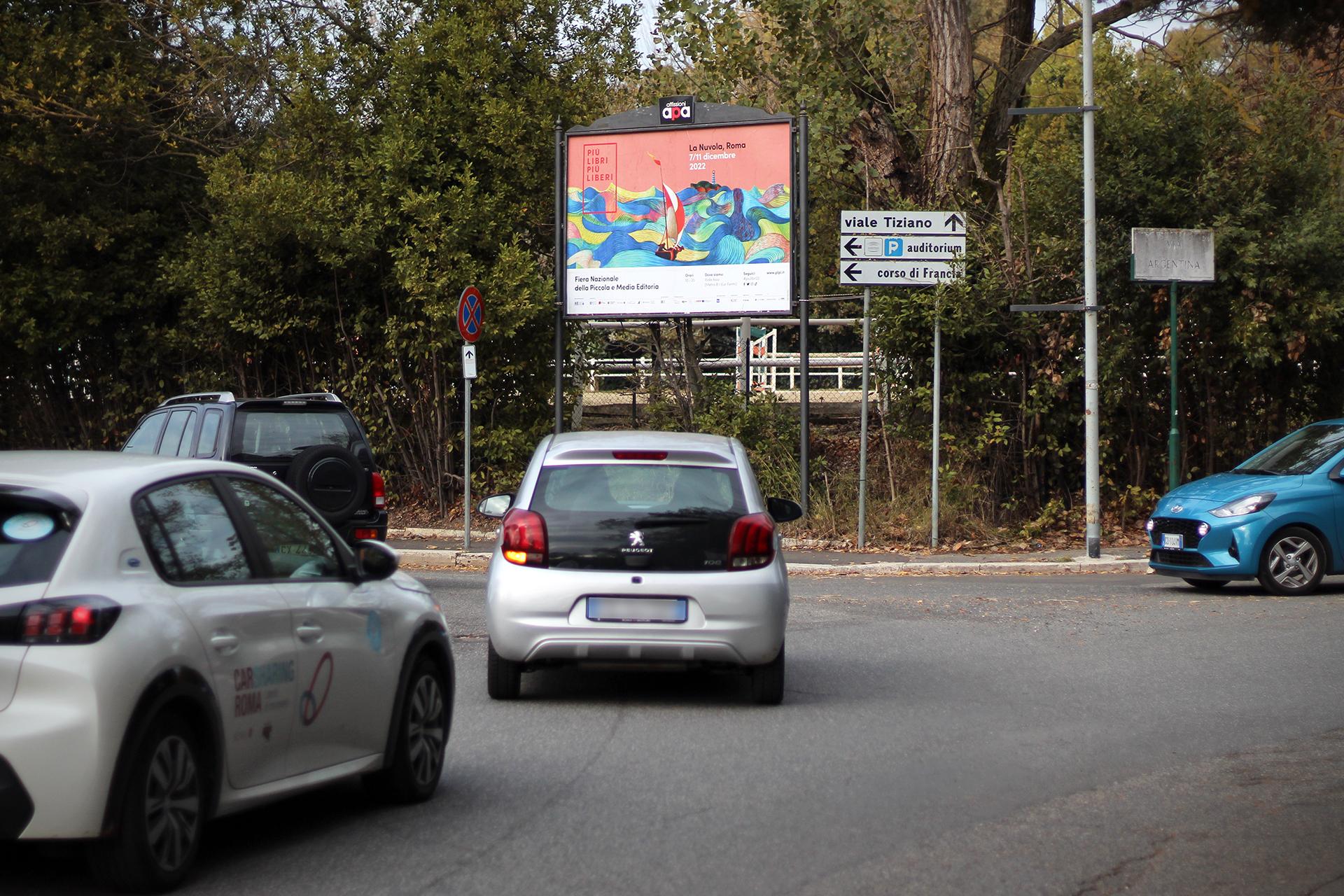 Impianto a VIALE DE COUBERTIN - ang. Via Argentina (Auditorium)  Roma