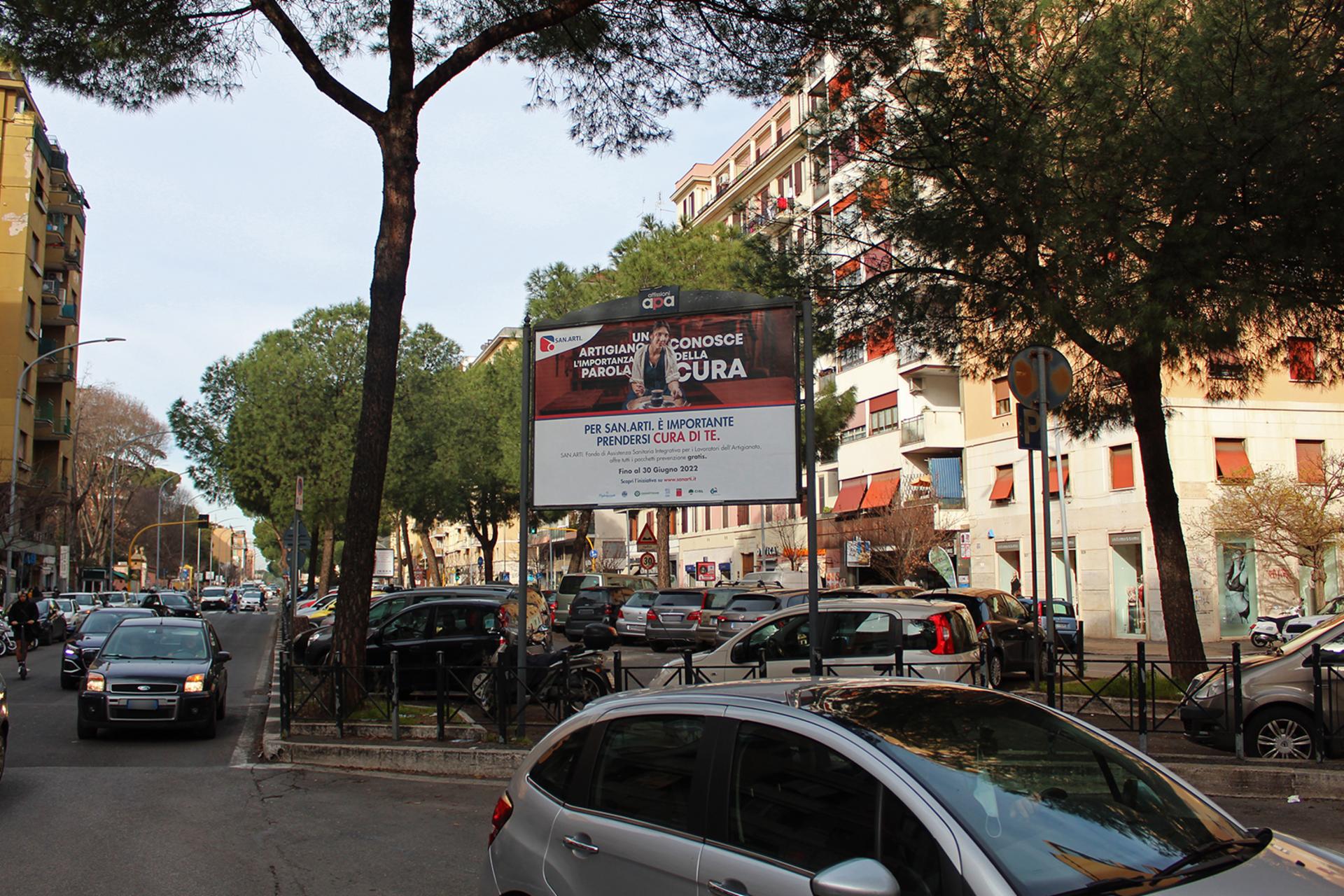 Impianto poster a Roma