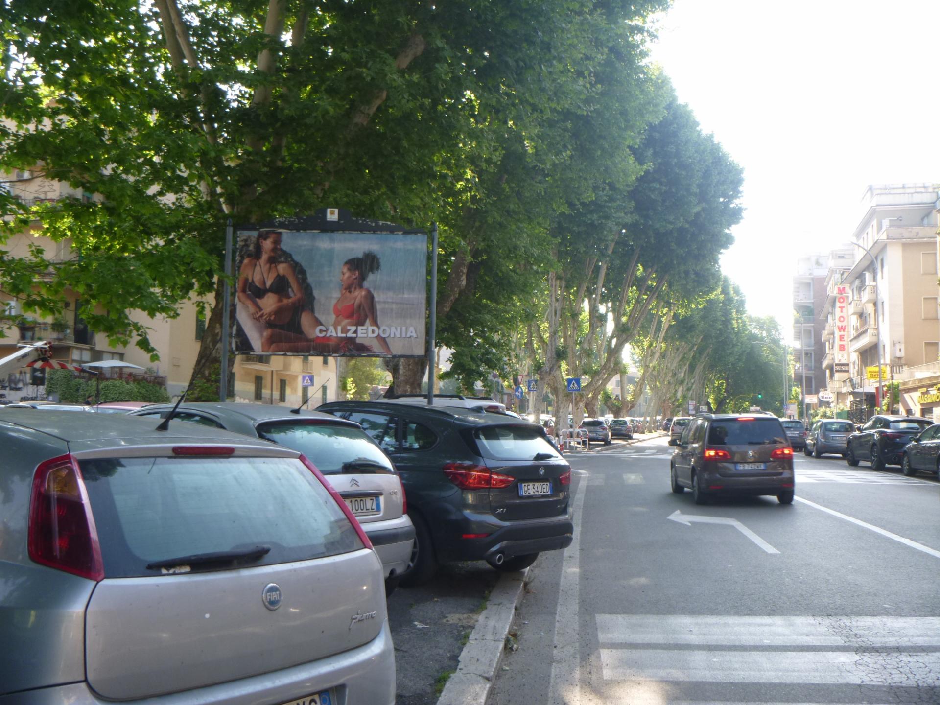 Impianto POSTER a Roma, in zona Alberta Parissi