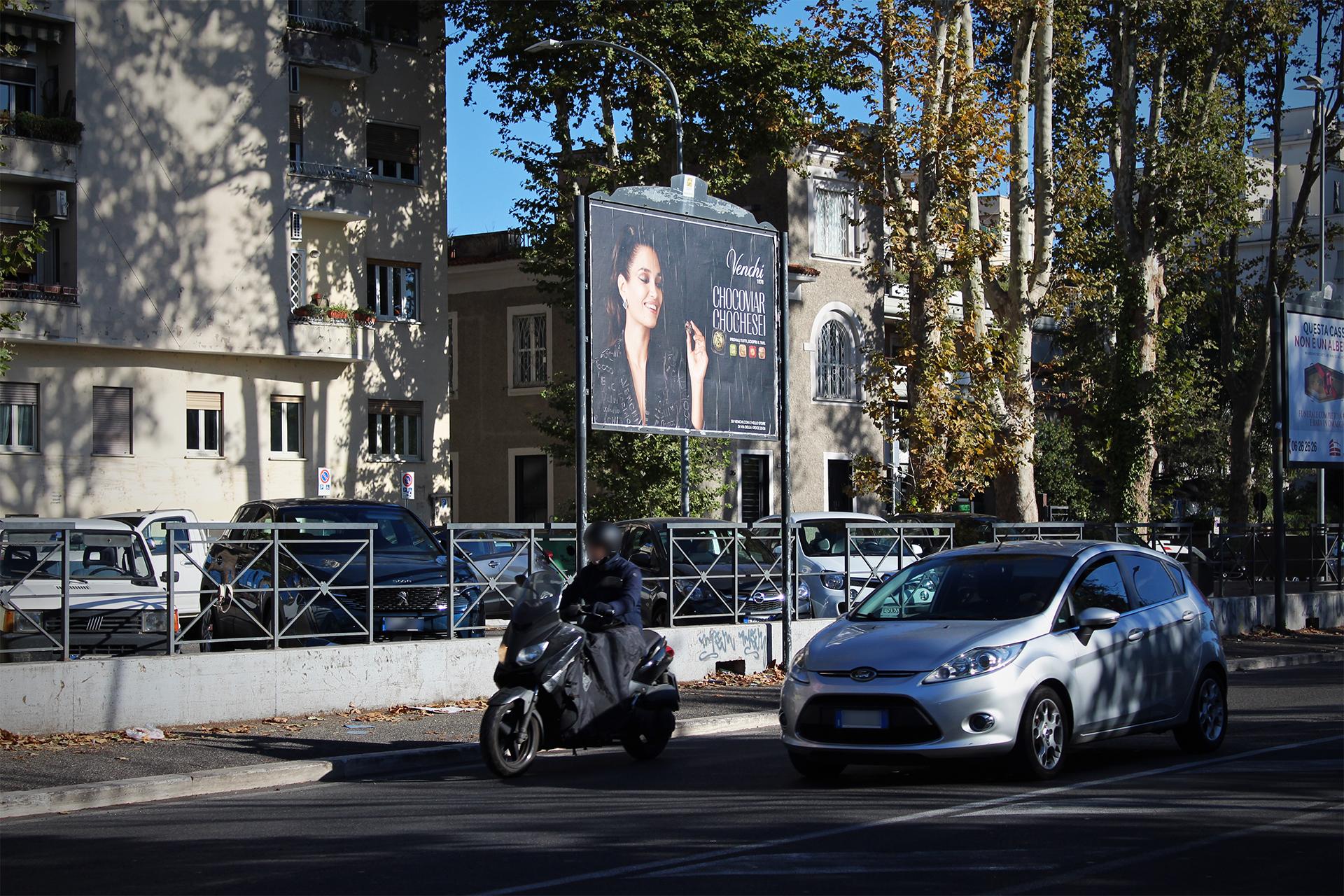 Impianto POSTER a Roma, in zona Moku