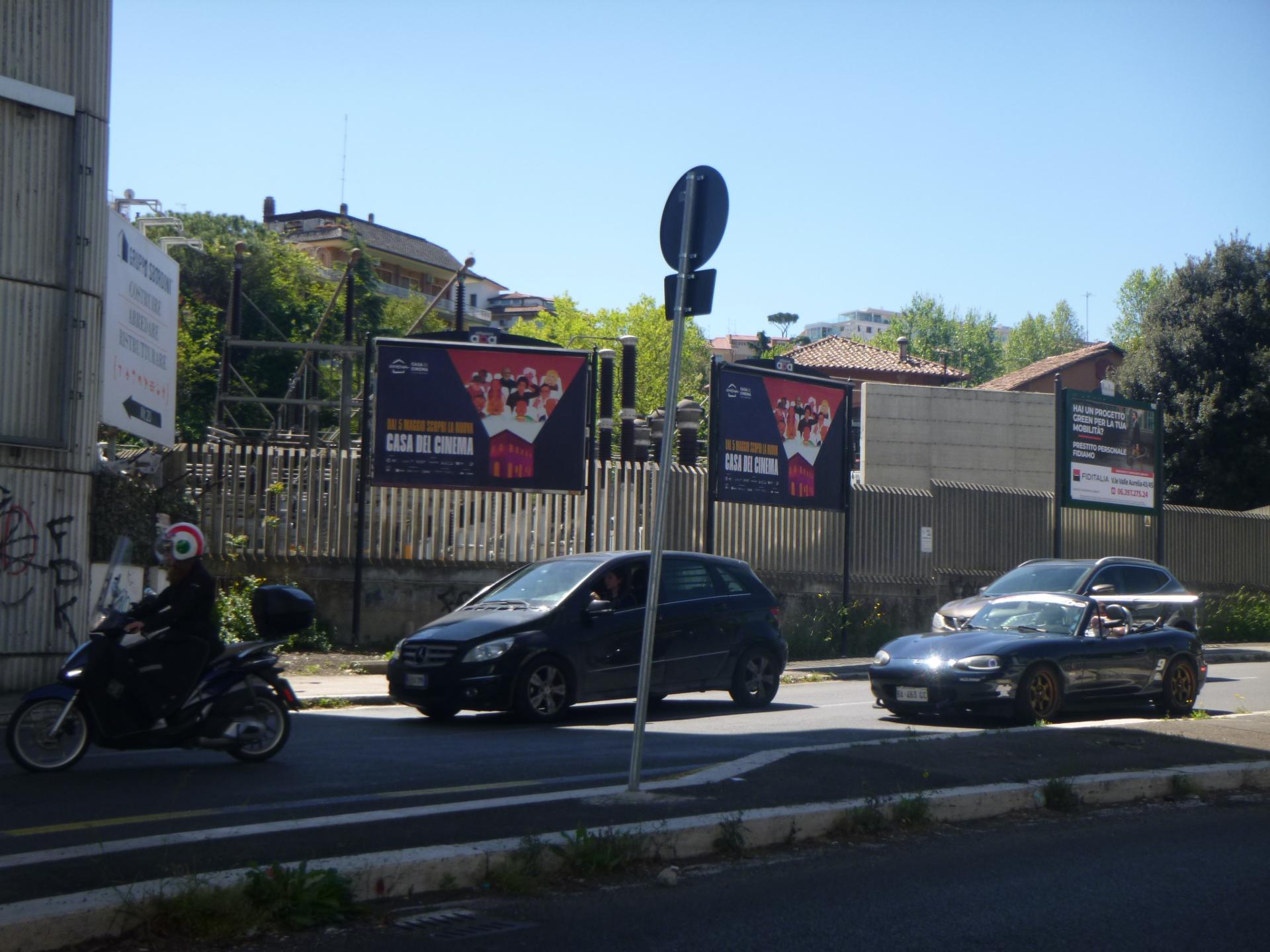 Impianto POSTER a Roma, in zona iVegan