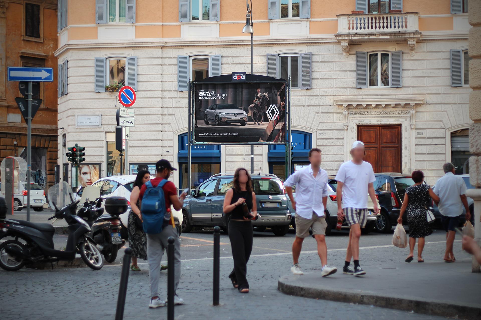 Impianto POSTER a Roma, in zona Chiesa dei Santi Celso e Giuliano
