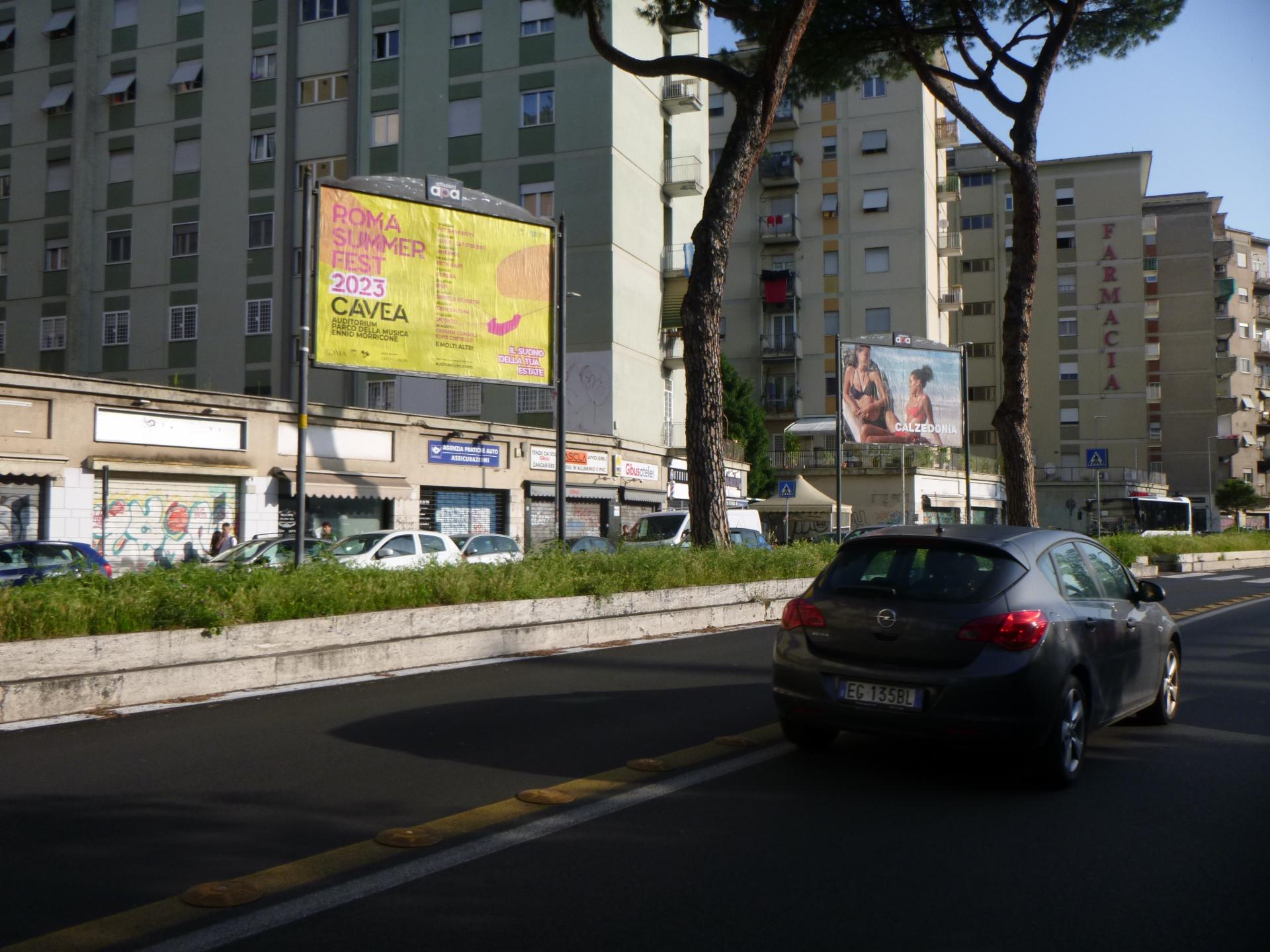 Impianto POSTER a Roma, in zona Henry