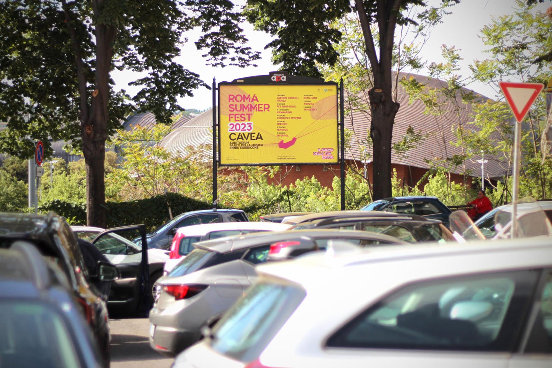 Impianto POSTER a Roma, in zona Spartito