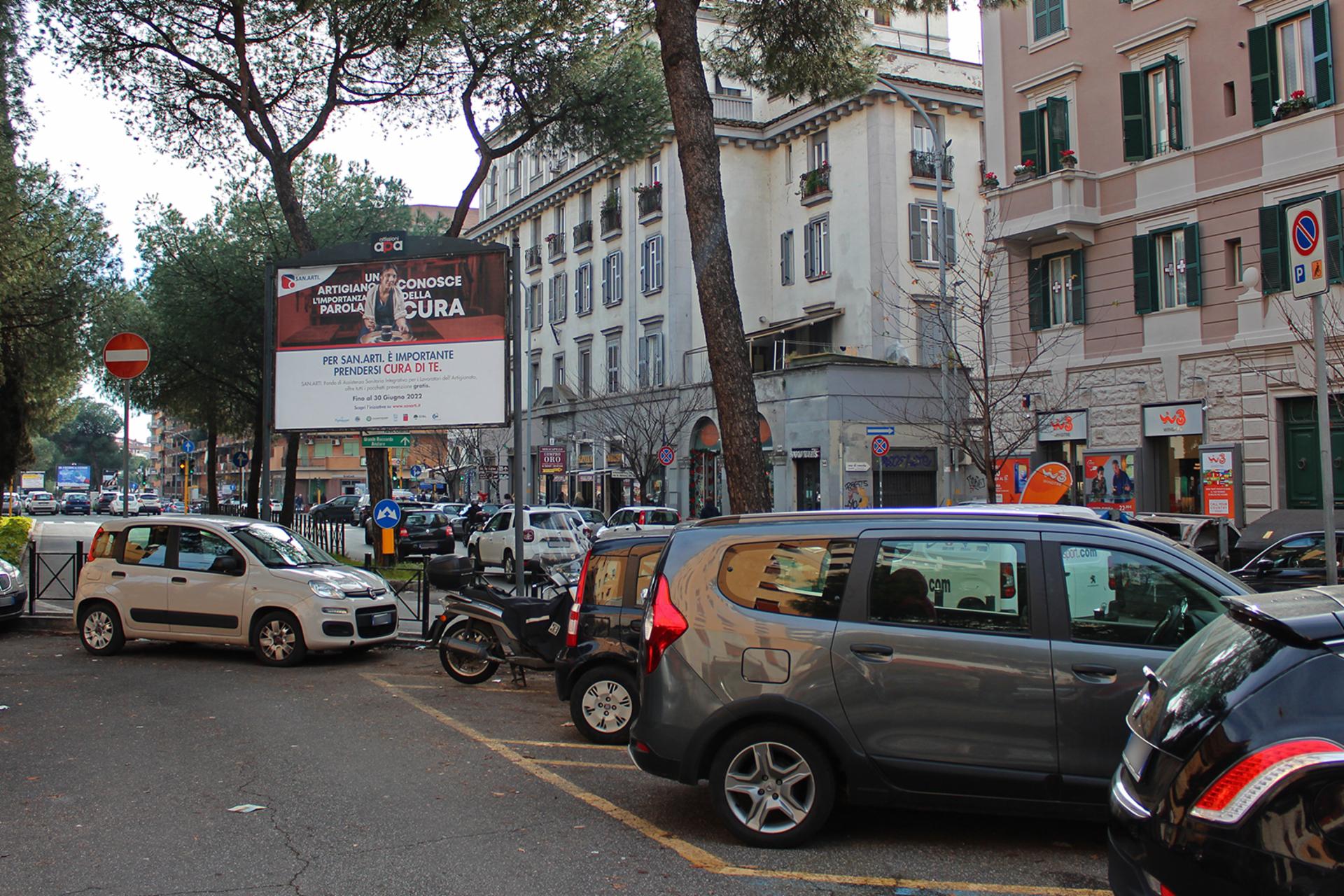 Impianto POSTER a Roma, in zona Tigre Amico