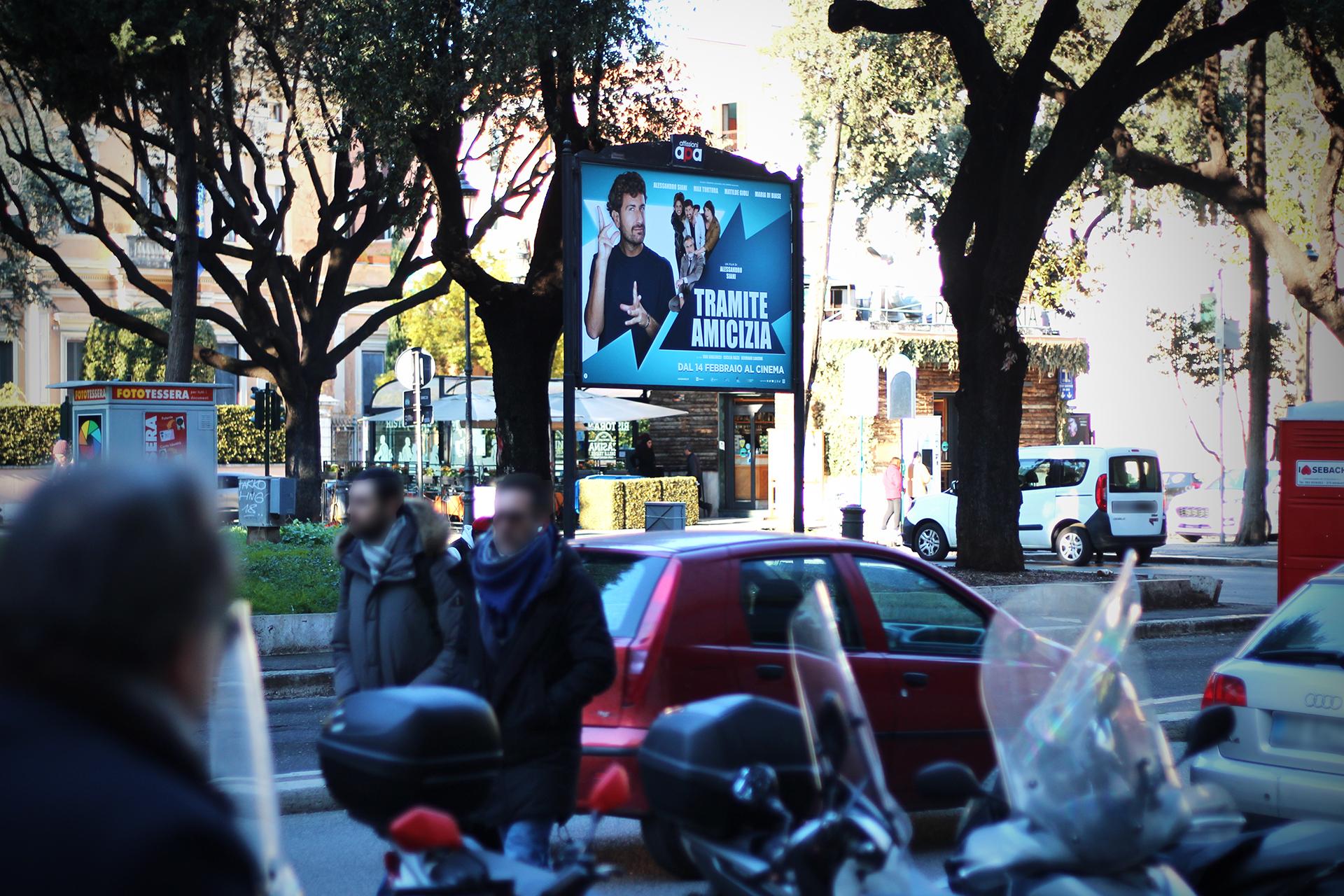 Impianto POSTER a Roma, in zona Conad City