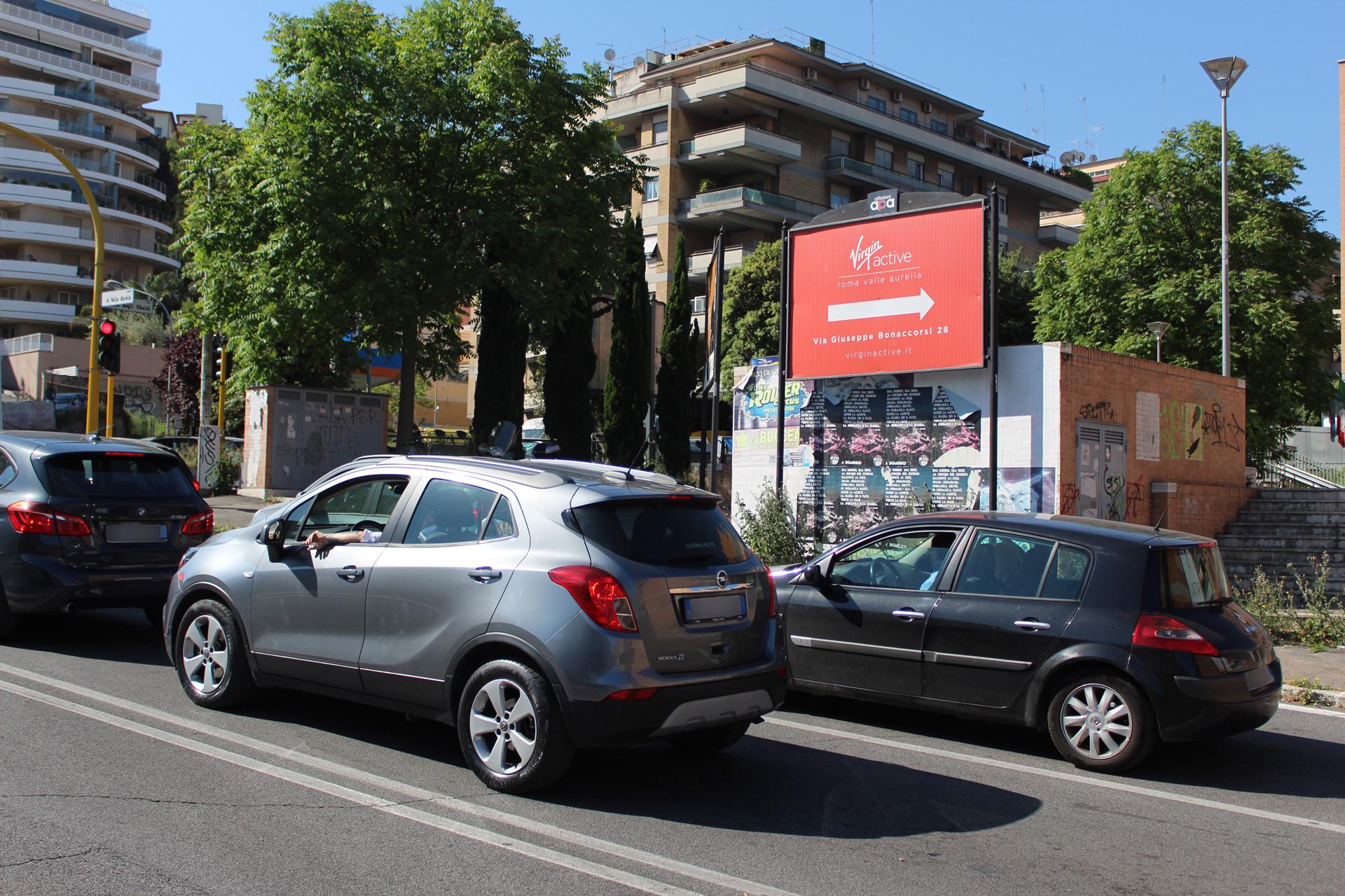 Impianto POSTER a Roma, in zona KFC