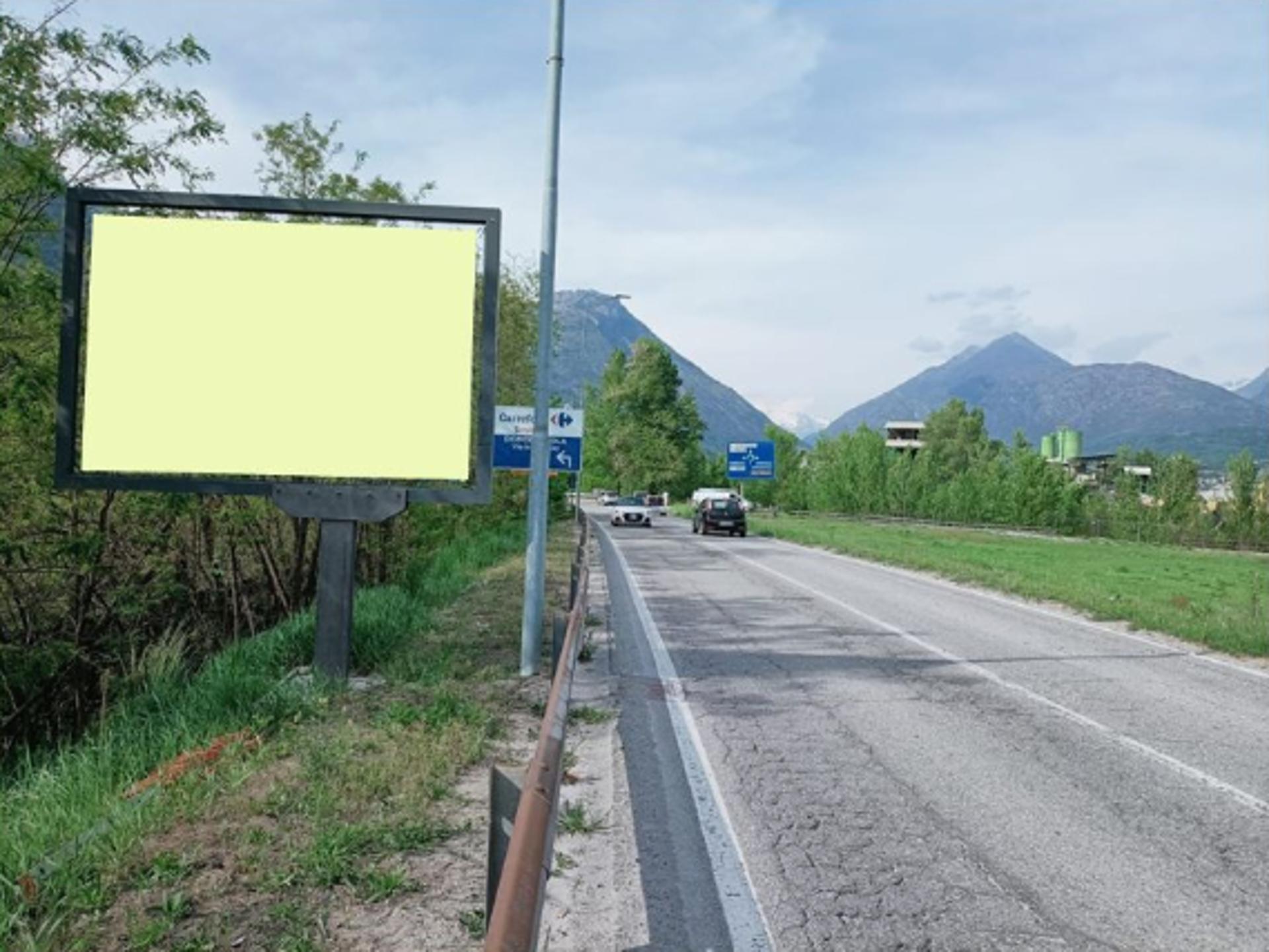 Impianto POSTER a Domodossola, in zona Euro-Spin