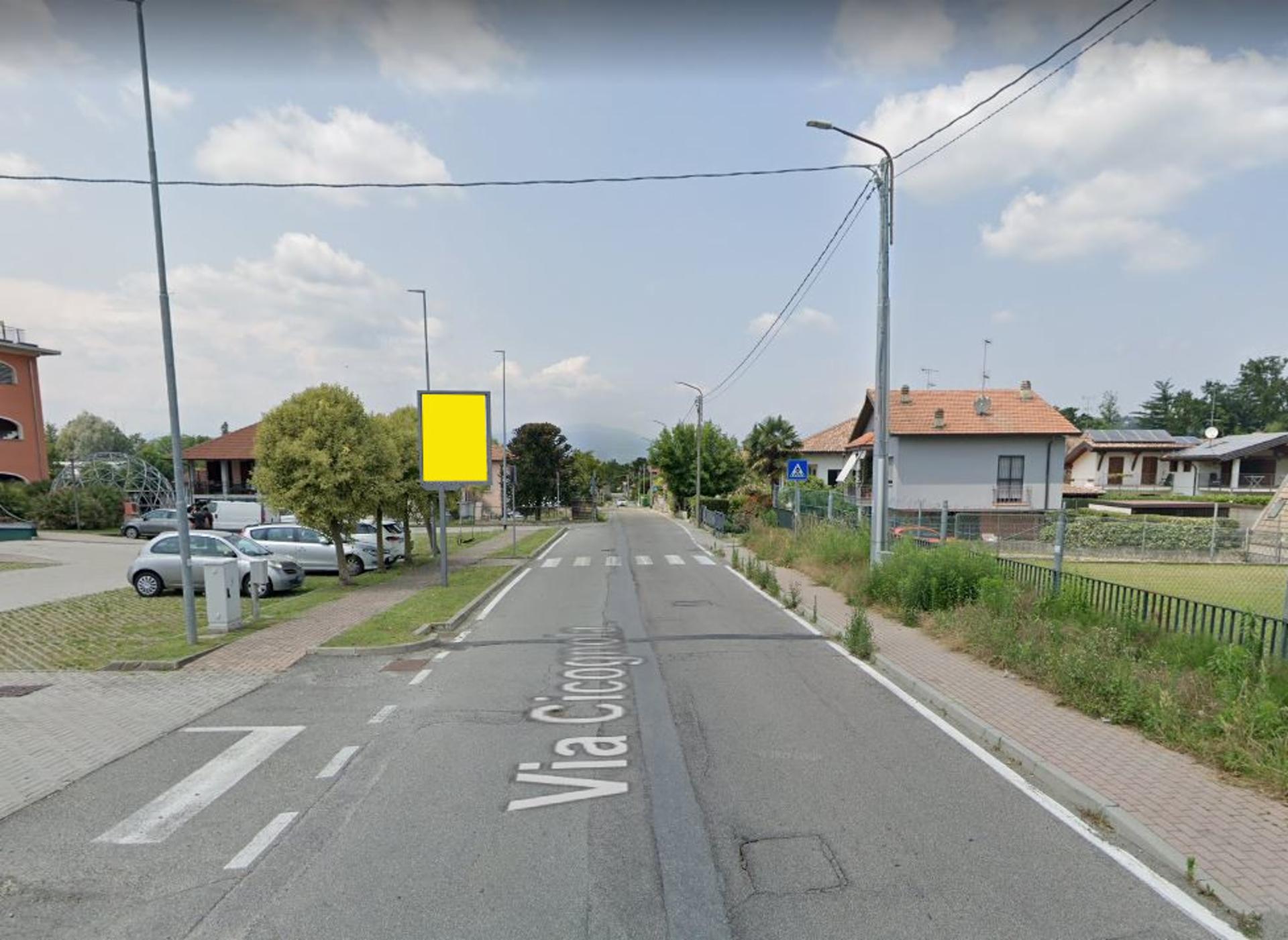 Impianto CARTELLONISTICA a Castelletto sopra Ticino, in zona Brums