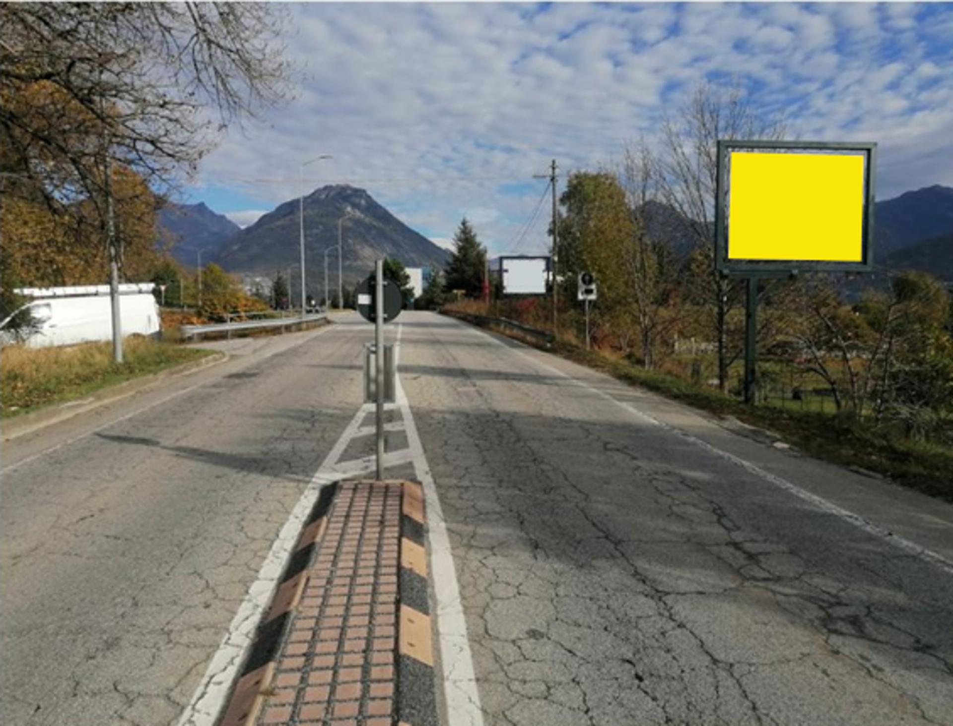 Impianto CARTELLONISTICA a Domodossola, in zona Gelateria La Gosola