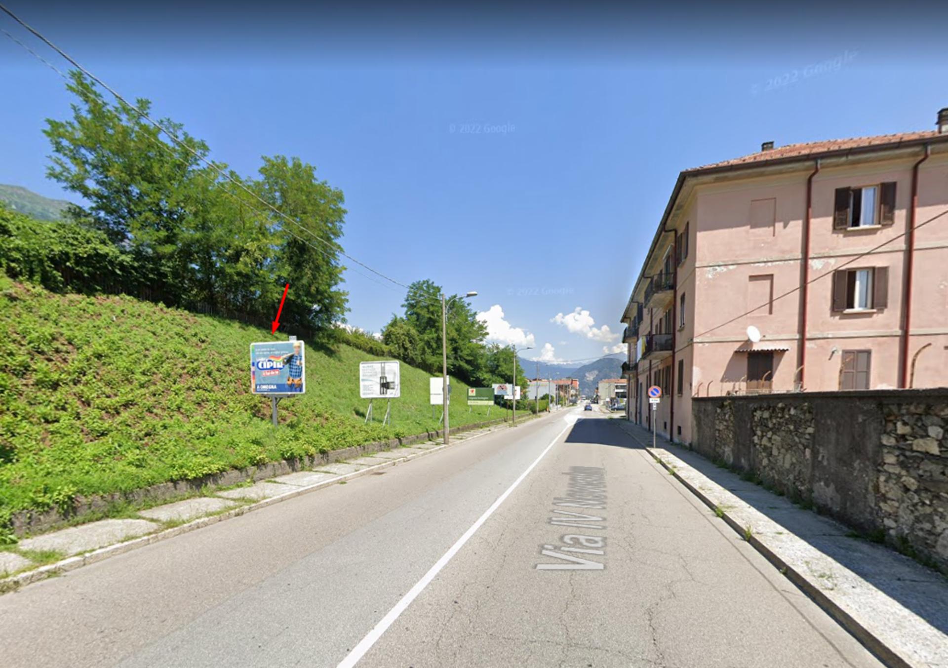 Impianto CARTELLONISTICA a Omegna, in zona Intesa Sanpaolo