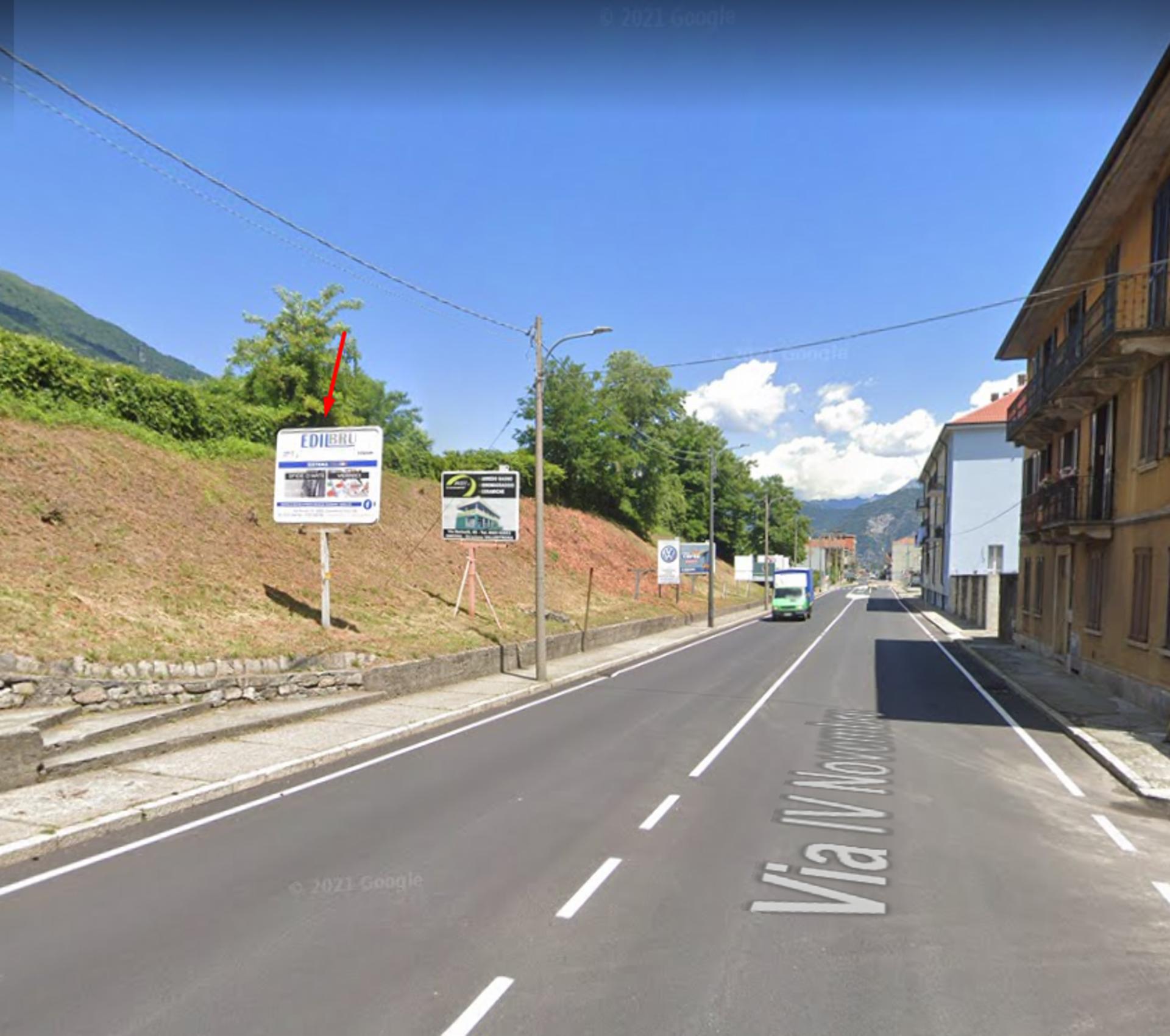 Impianto CARTELLONISTICA a Omegna, in zona Intesa Sanpaolo