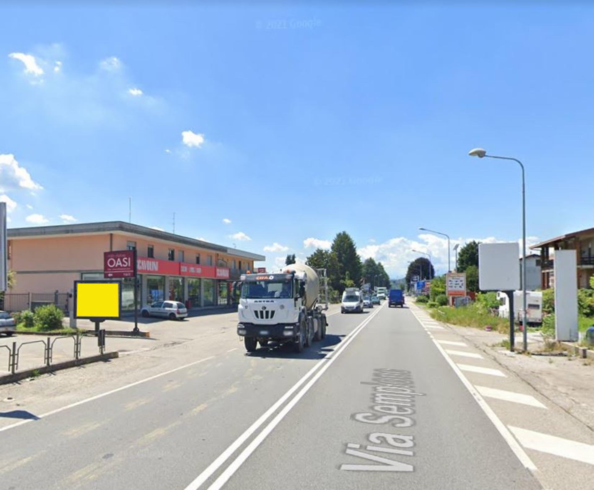 Impianto POSTER a Castelletto sopra Ticino, in zona La Piadineria