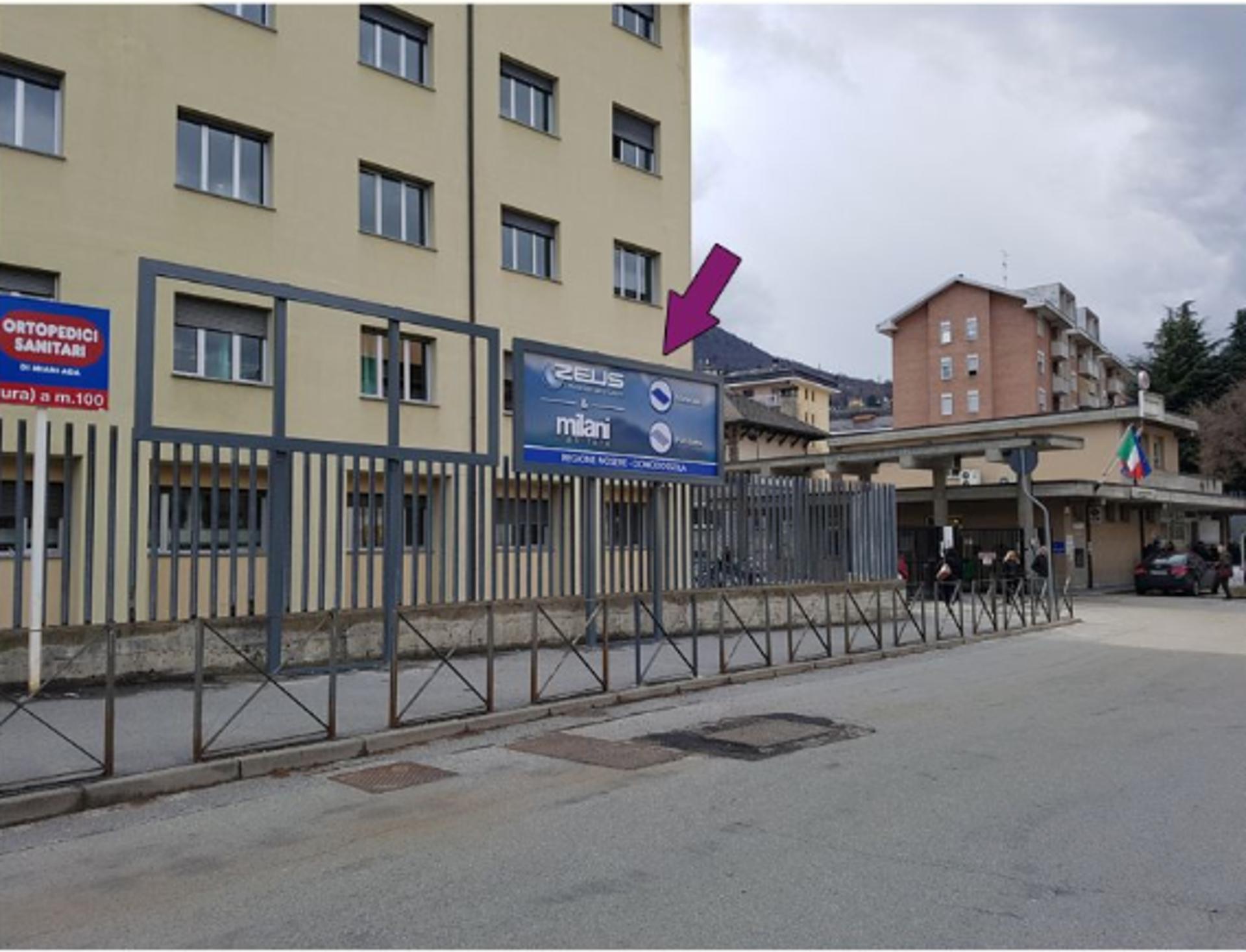 Impianto CARTELLONISTICA a Domodossola, in zona Mensa