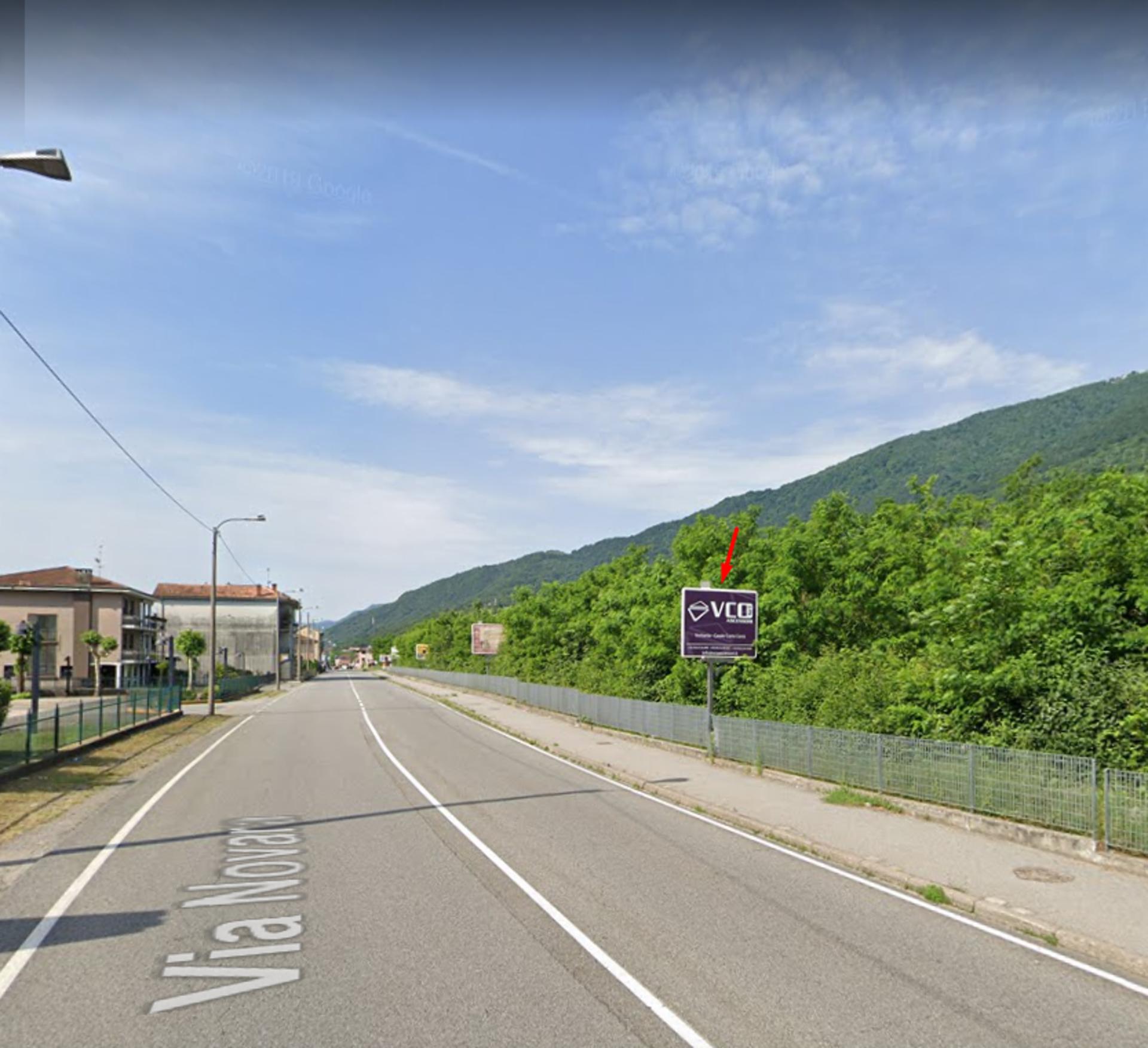 Impianto CARTELLONISTICA a Casale Corte Cerro, in zona Albergo Ristorante Cicin