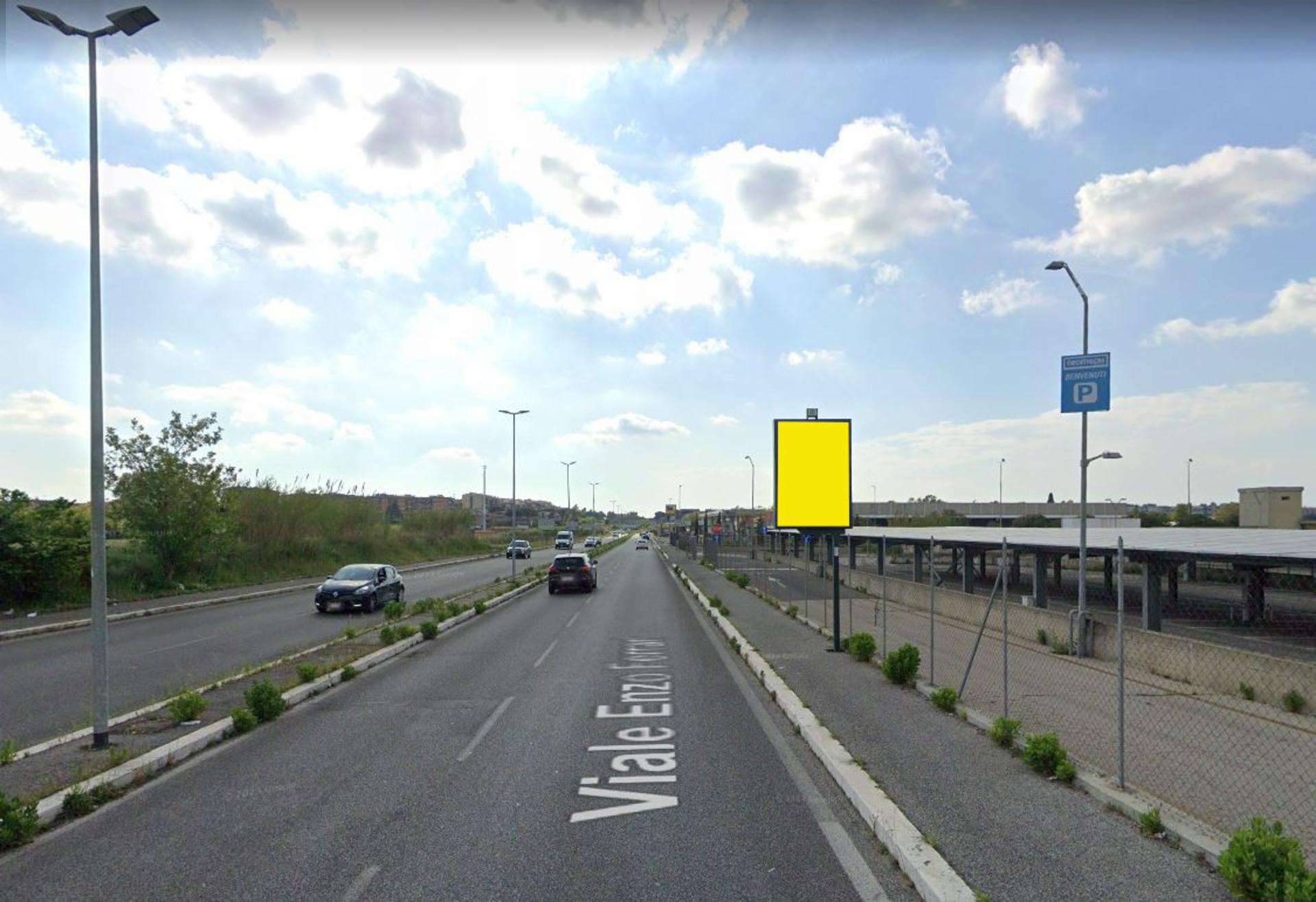 Impianto CARTELLONISTICA a Roma, in zona Burger King
