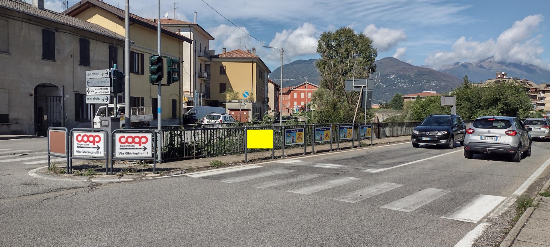 Impianto TRANSENNA a Germignaga, in zona Gelateria Cagliani