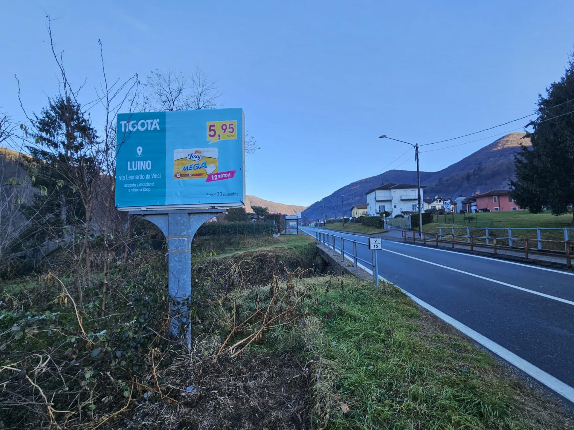 Impianto a VIA PROVINCIALE SP. 61 km 15+500 dx 47 Cremenaga