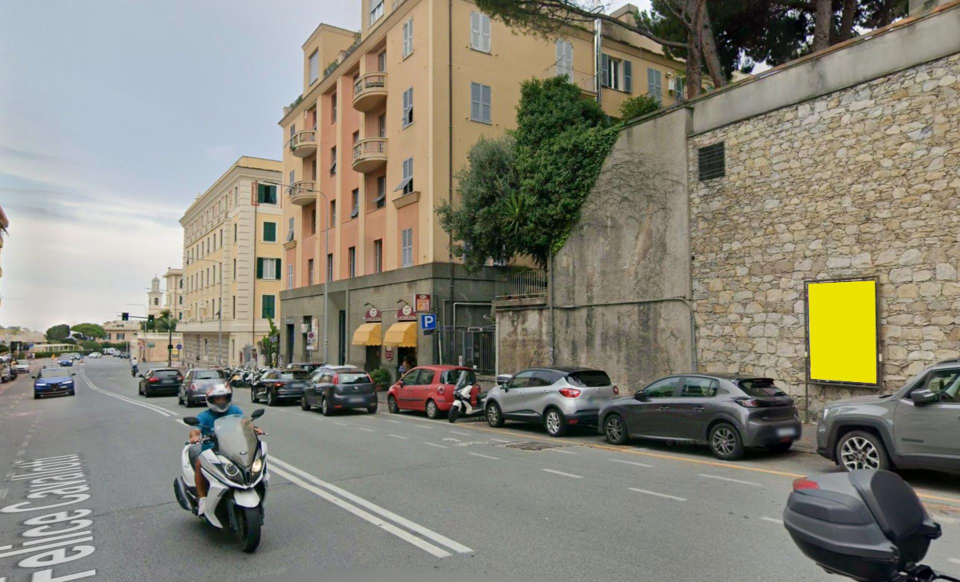 Impianto STENDARDO a Genova, in zona Ristorante La Gabbianella & il matto