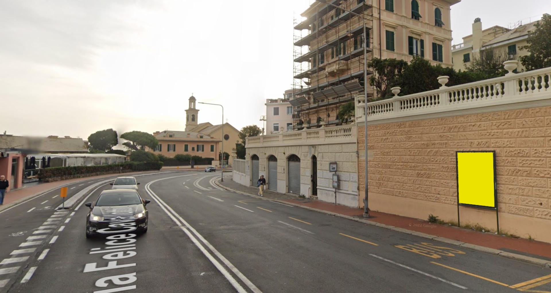 Impianto STENDARDO a Genova, in zona Yugo Sushi