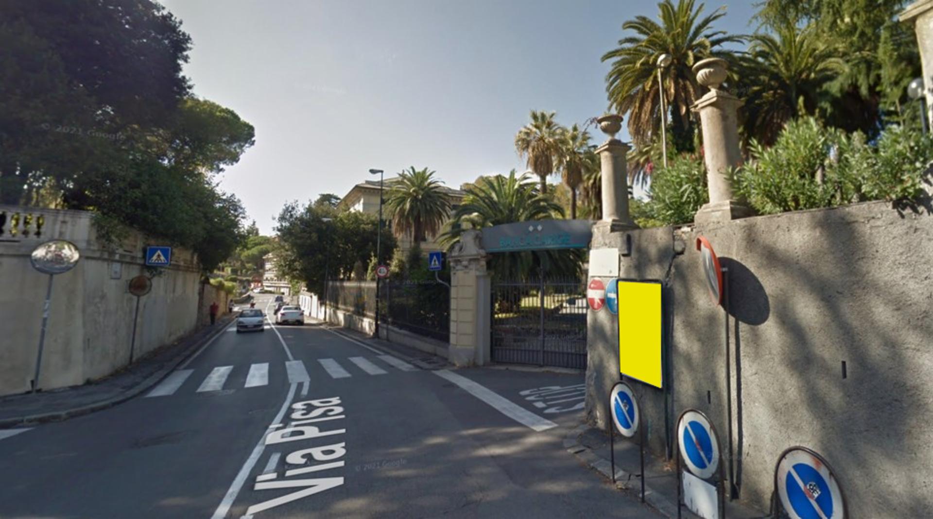 Impianto STENDARDO a Genova, in zona Caprera Cafè