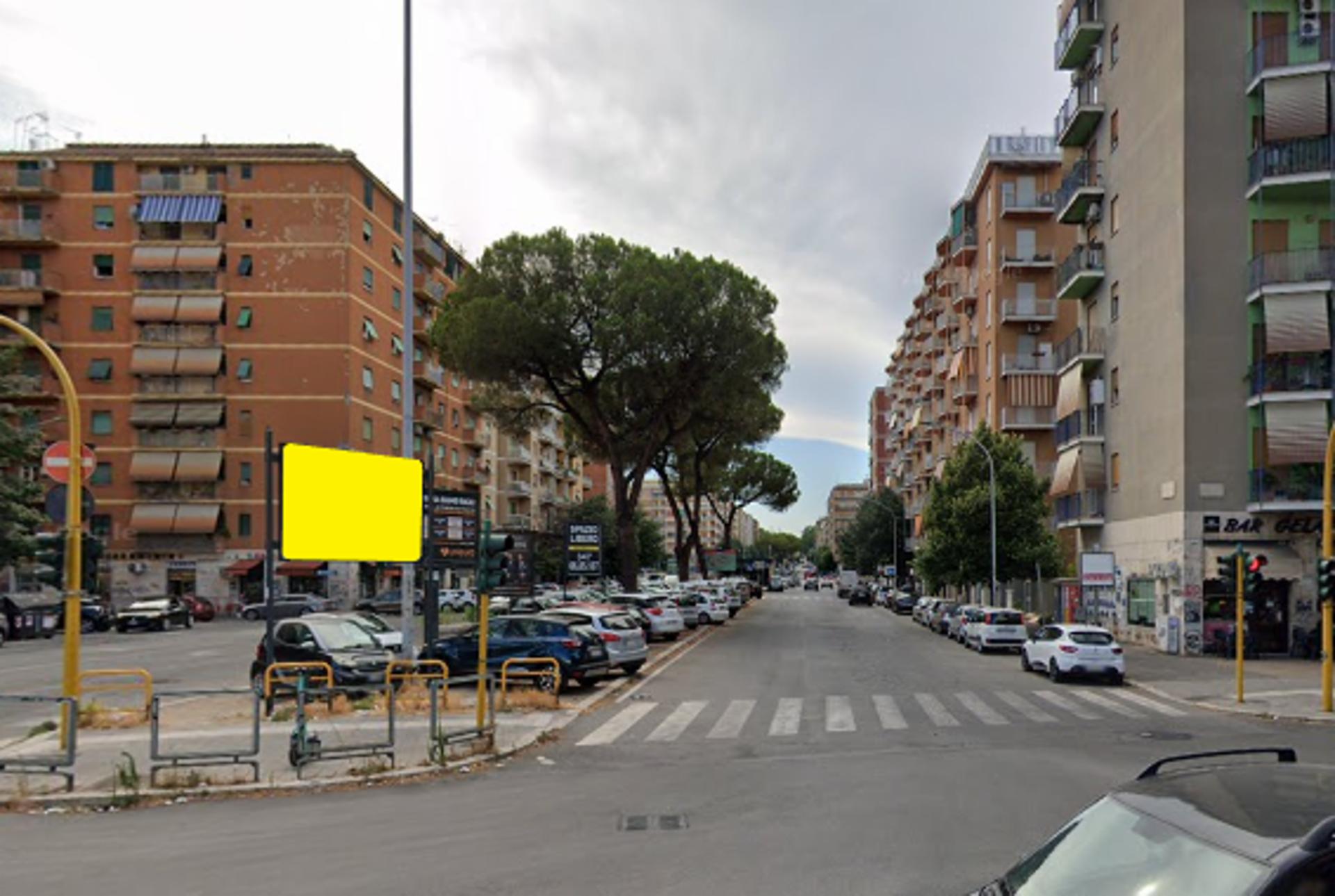 Impianto POSTER a Roma, in zona Calzedonia