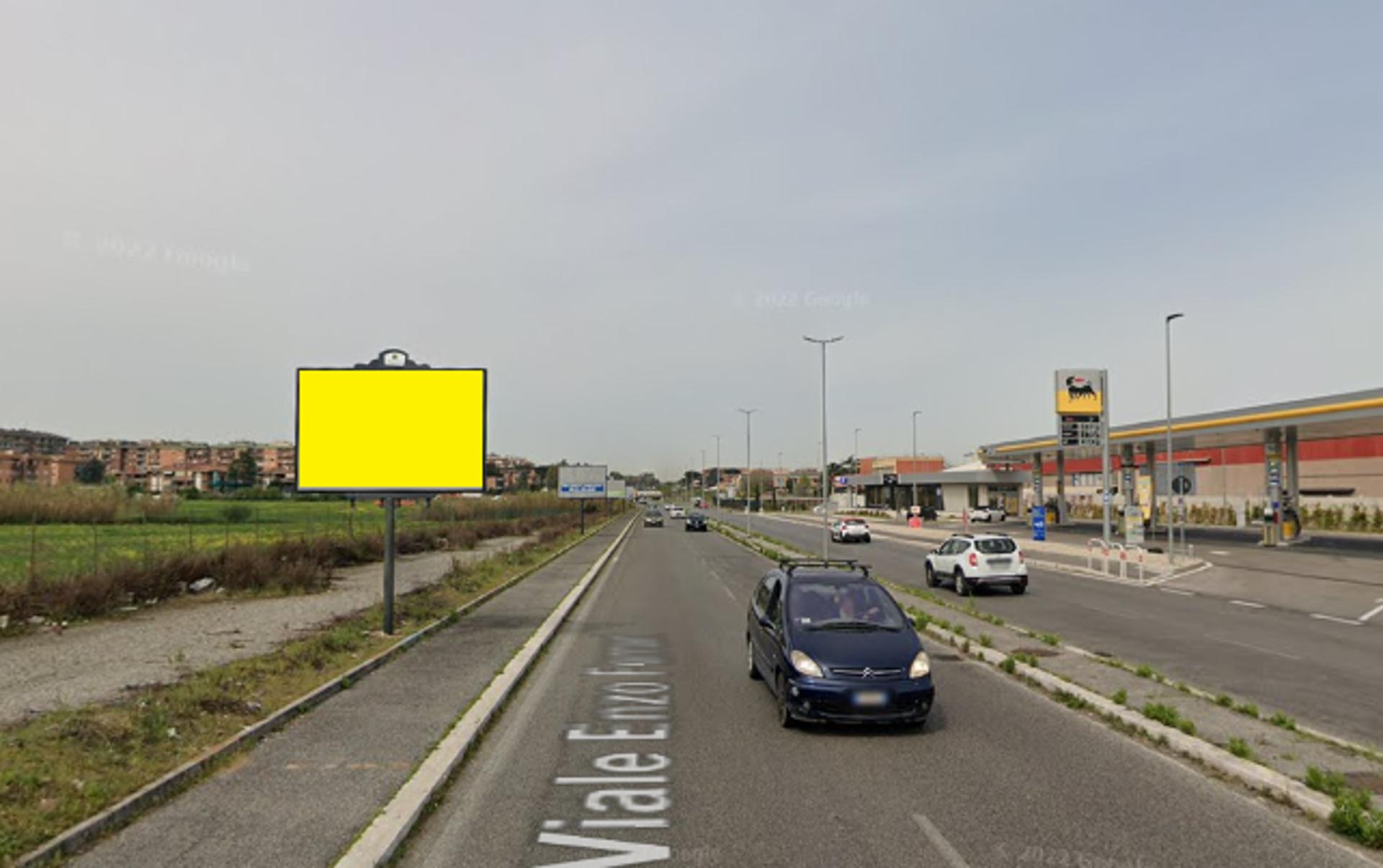 Impianto POSTER a Roma, in zona Burger King