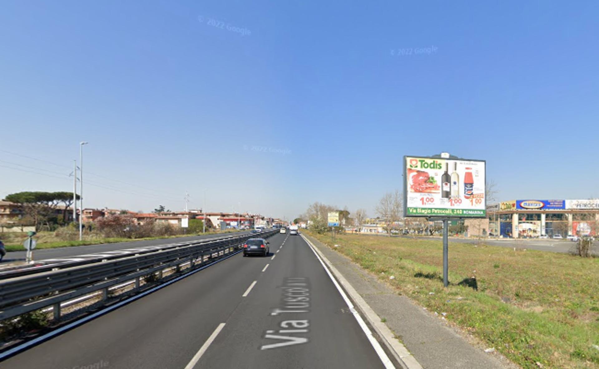 Impianto POSTER a Roma, in zona Petrocelli