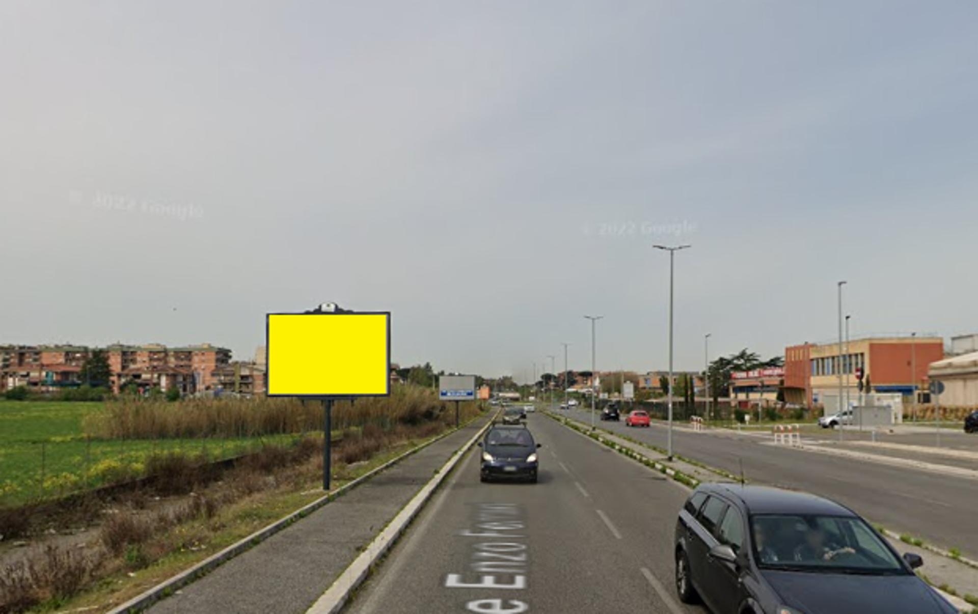 Impianto POSTER a Roma, in zona Burger King