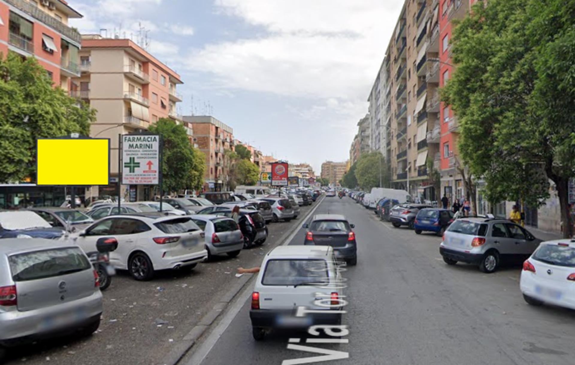 Impianto POSTER a Roma, in zona Parrucchiere Green