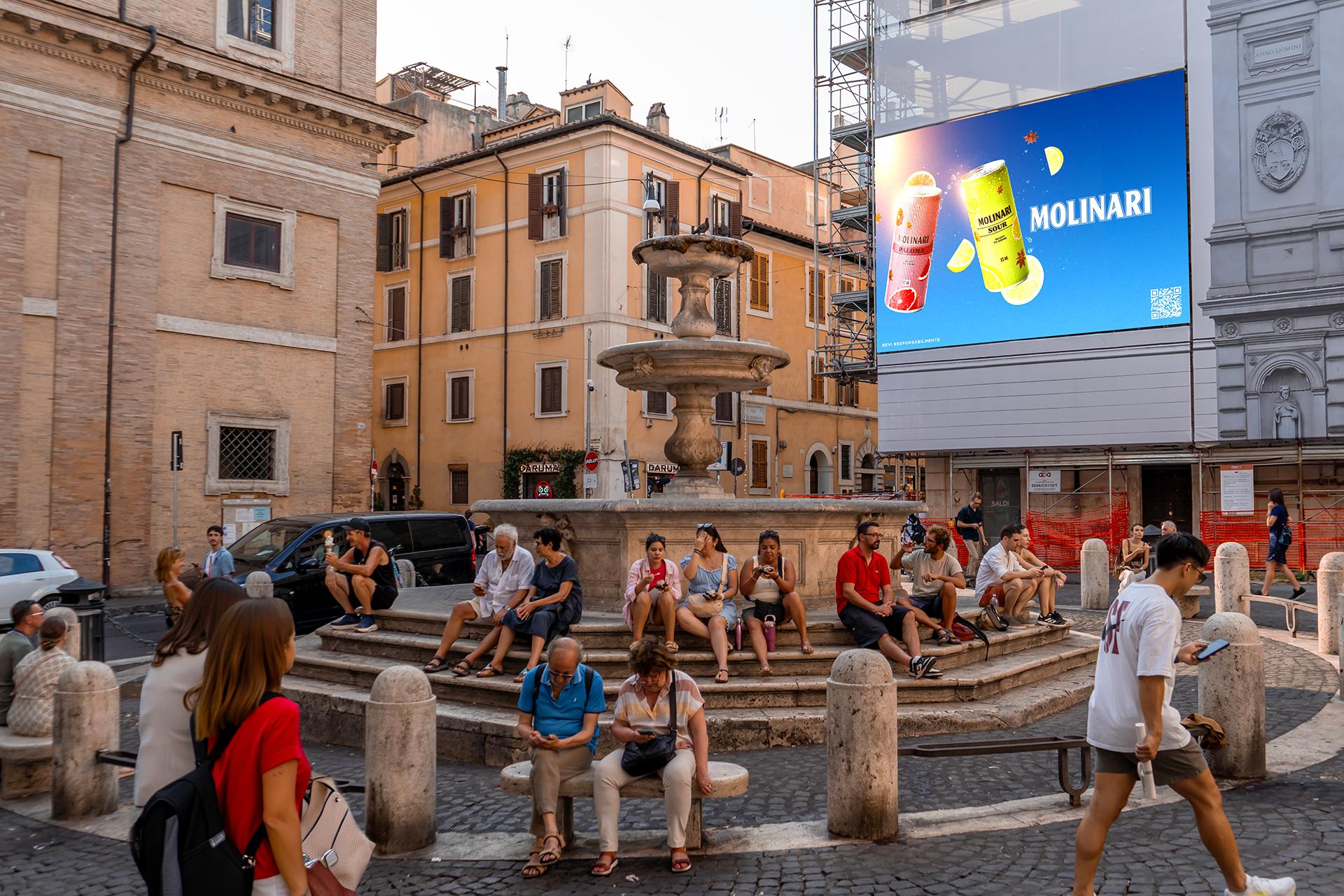 Impianto a PIAZZA MADONNA DEI MONTI - ang. Via dei Serpenti  Roma