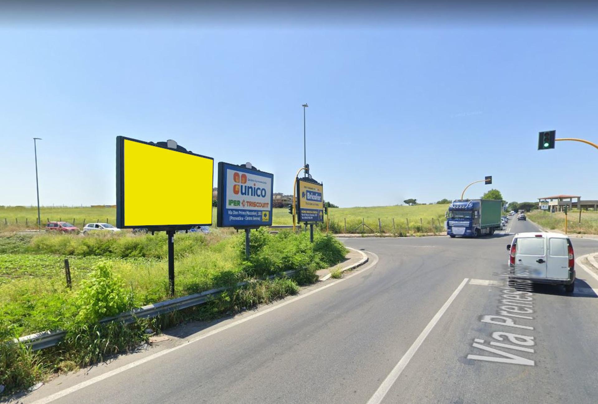 Impianto POSTER a Roma, in zona Roma | Via Prenestina, Via Rocca Cencia