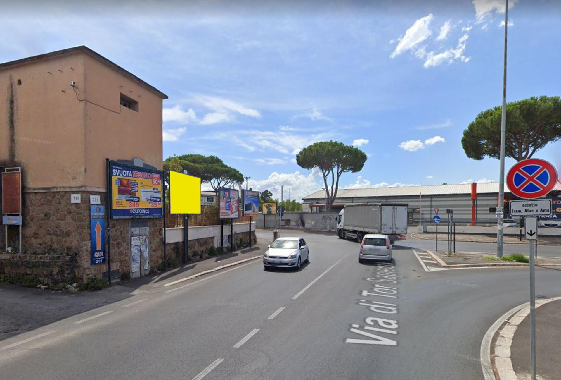 Impianto POSTER a Roma, in zona Metropoliz MAAM