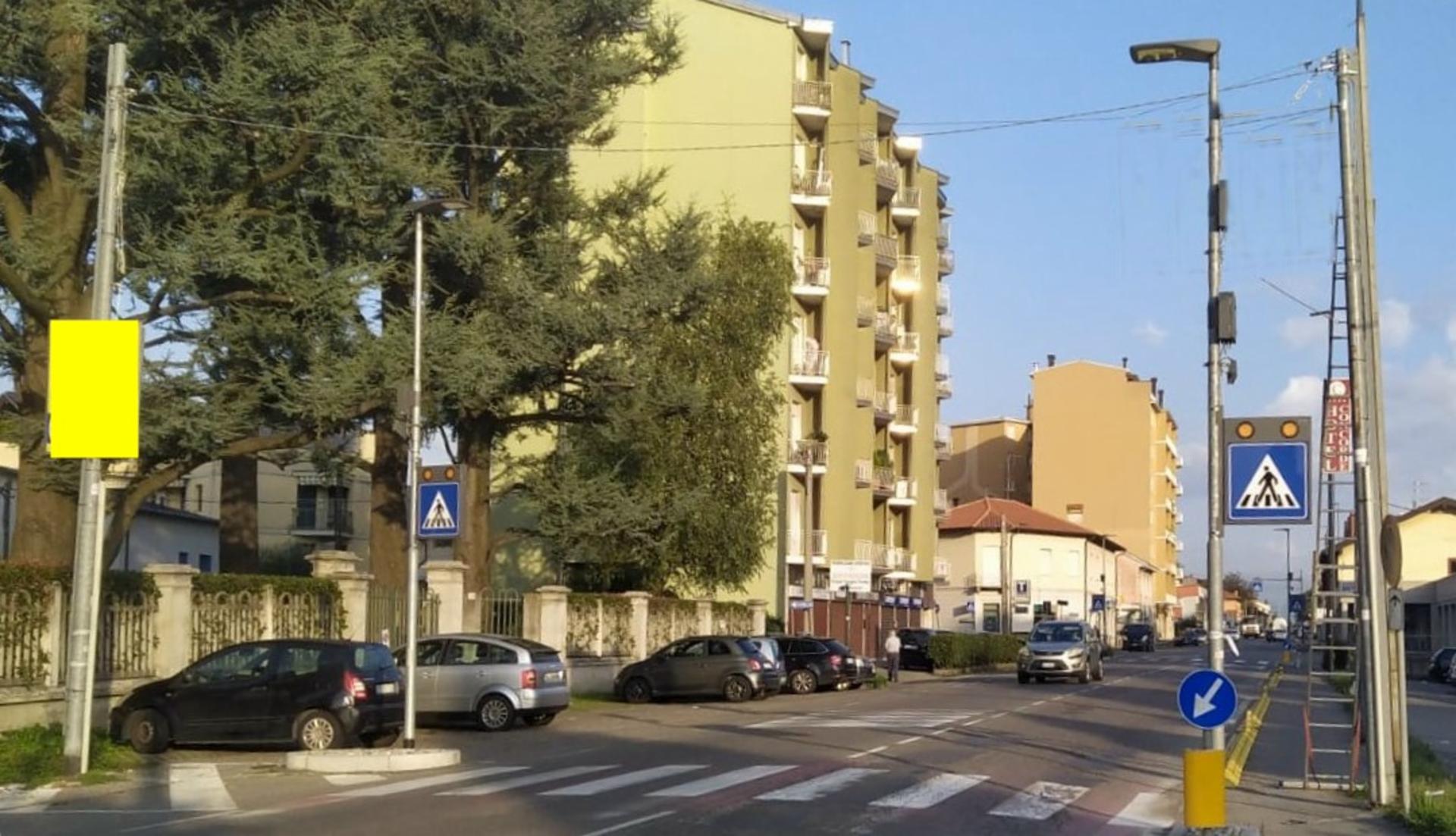 Impianto POLE MEDIA a Gerenzano, in zona Scuola dell'Infanzia Aldo Moro
