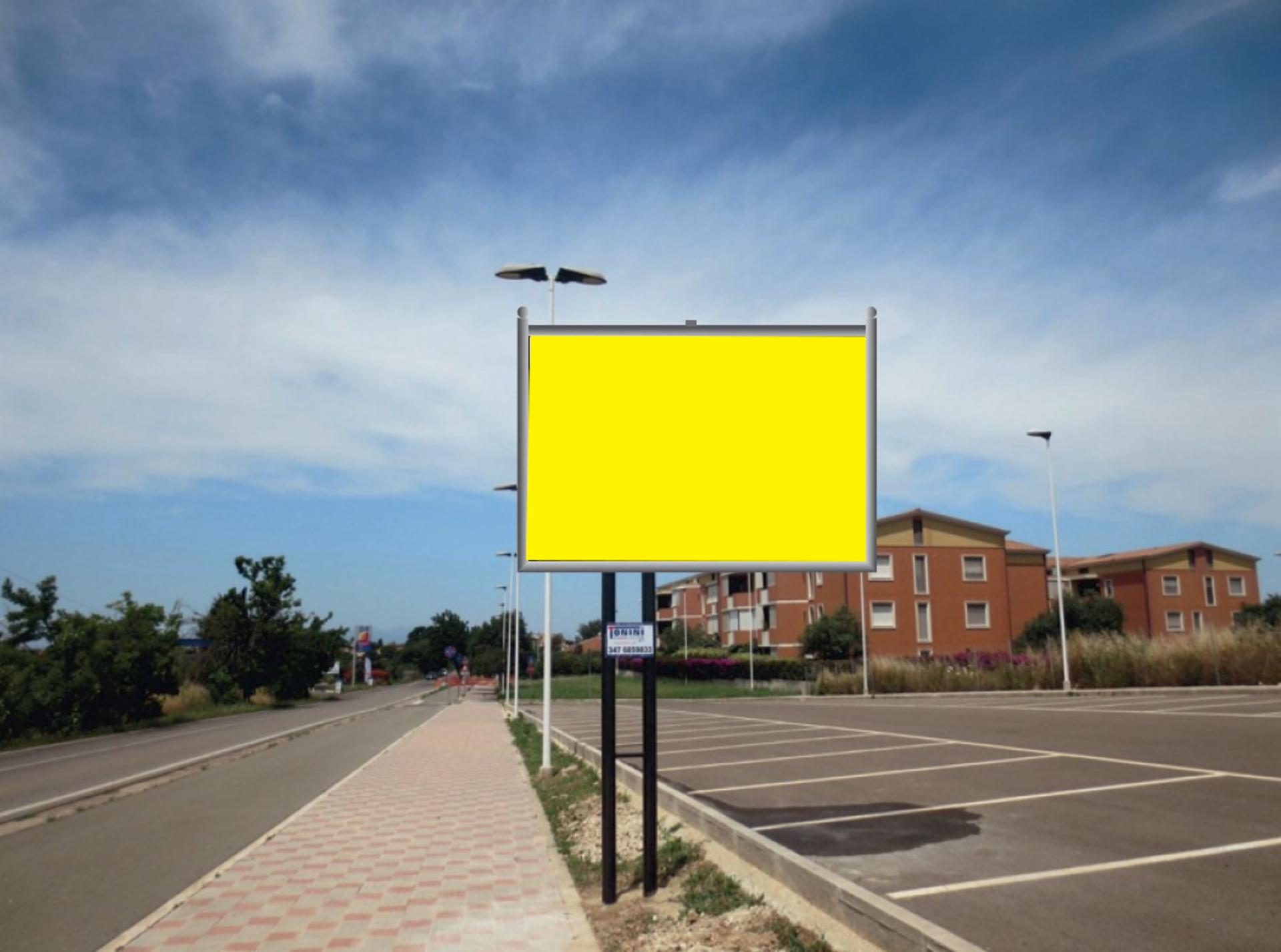 Impianto CARTELLONISTICA a Elmas, in zona Giardini Riu Matzeu
