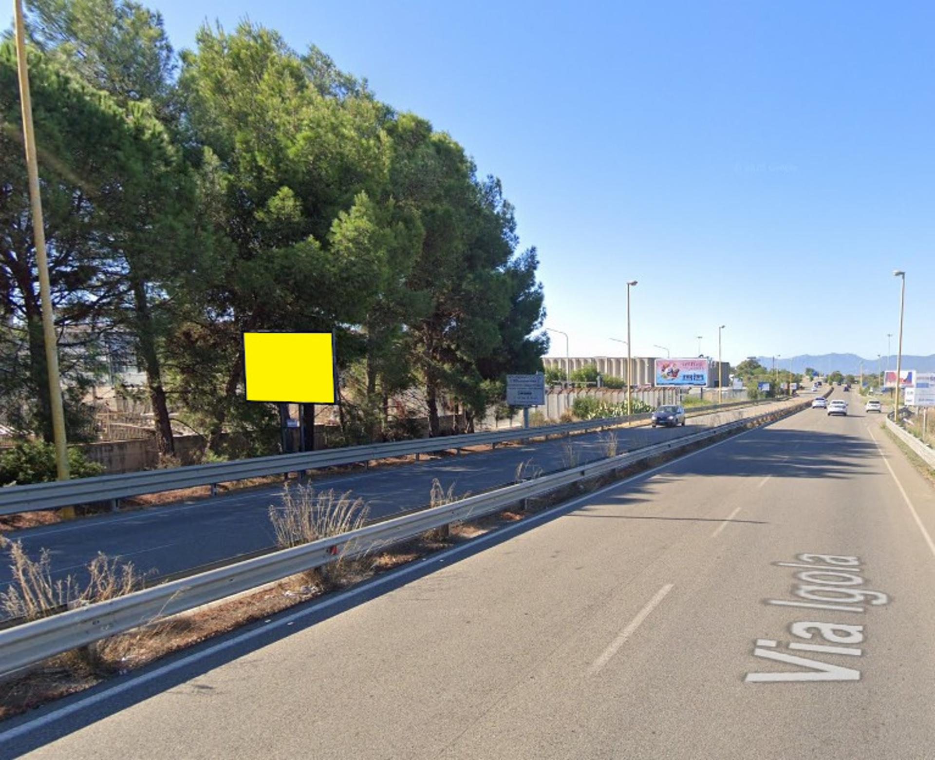 Impianto CARTELLONISTICA a Elmas, in zona Piscina Atlantide