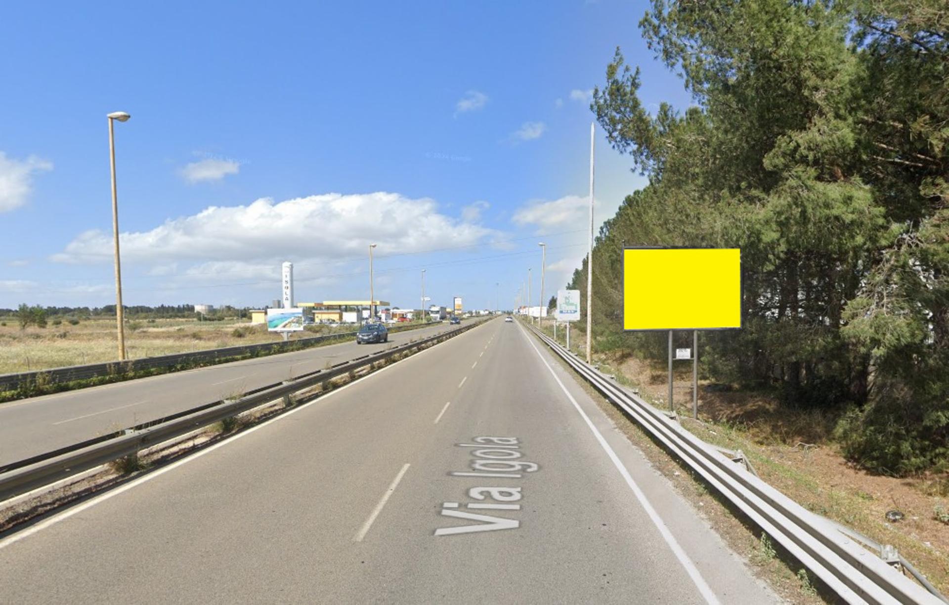Impianto CARTELLONISTICA a Elmas, in zona Piscina Atlantide