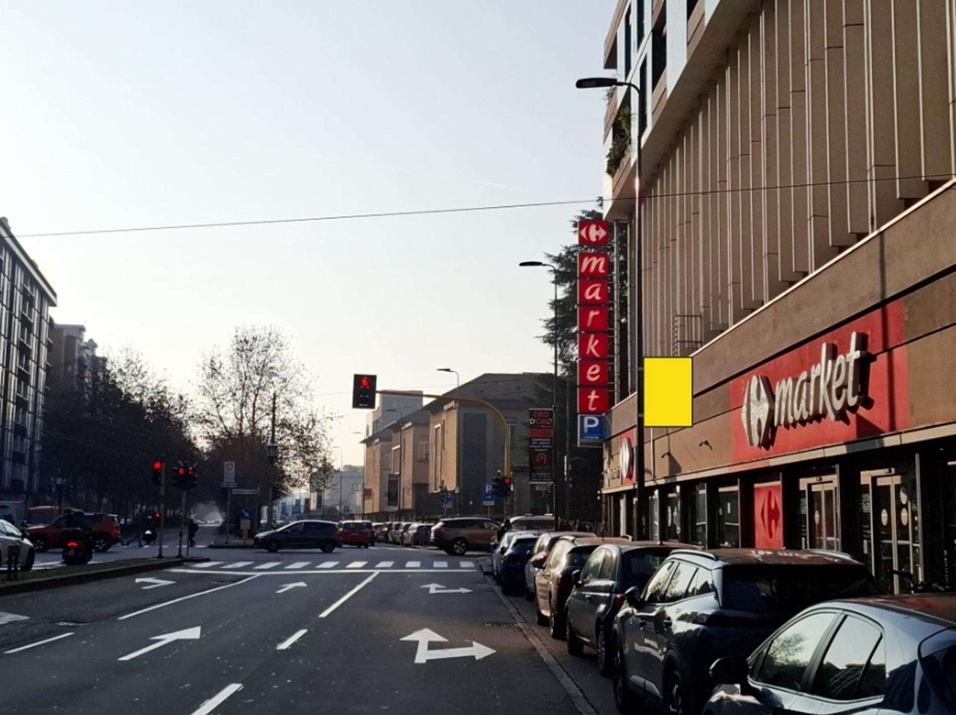 Impianto TARGA PALO a Milano, in zona Carrefour