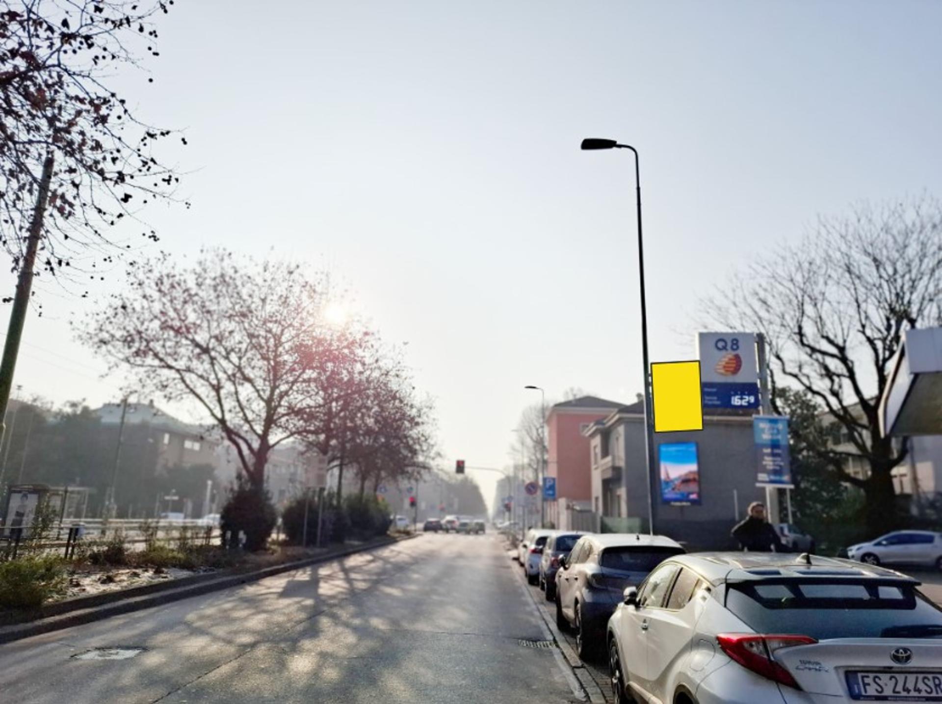 Impianto TARGA PALO a Milano, in zona Di Lanza Gilberto
