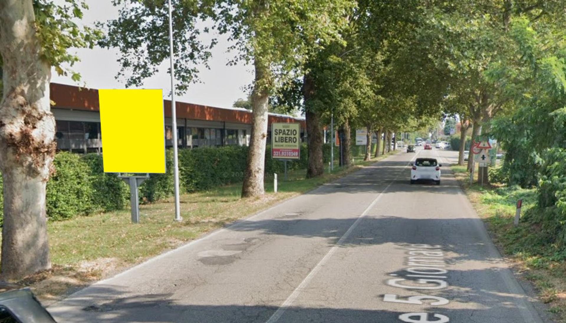 Impianto cartellonistica a Caronno Pertusella