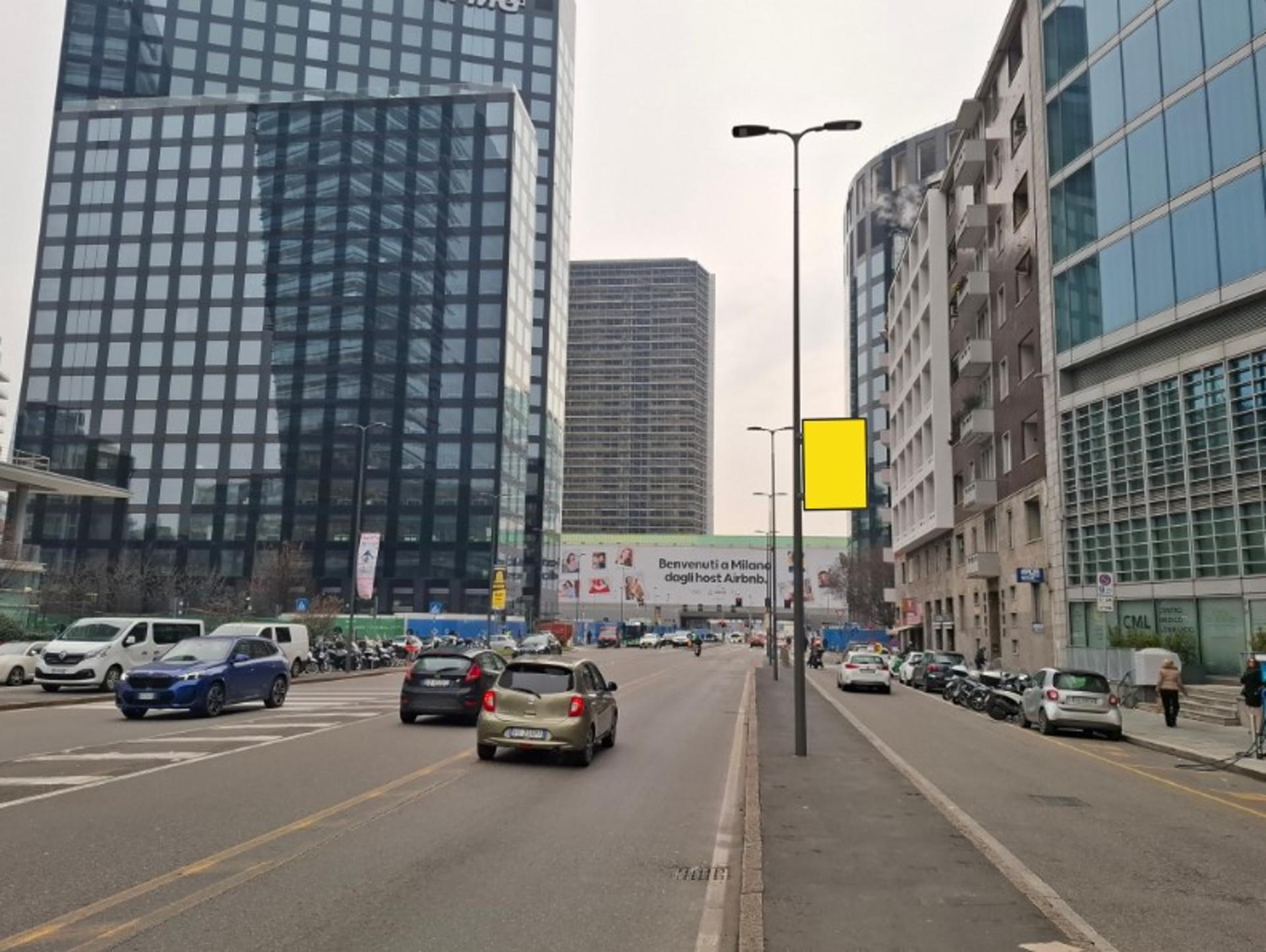 Impianto TARGA PALO a Milano, in zona Abbadesse