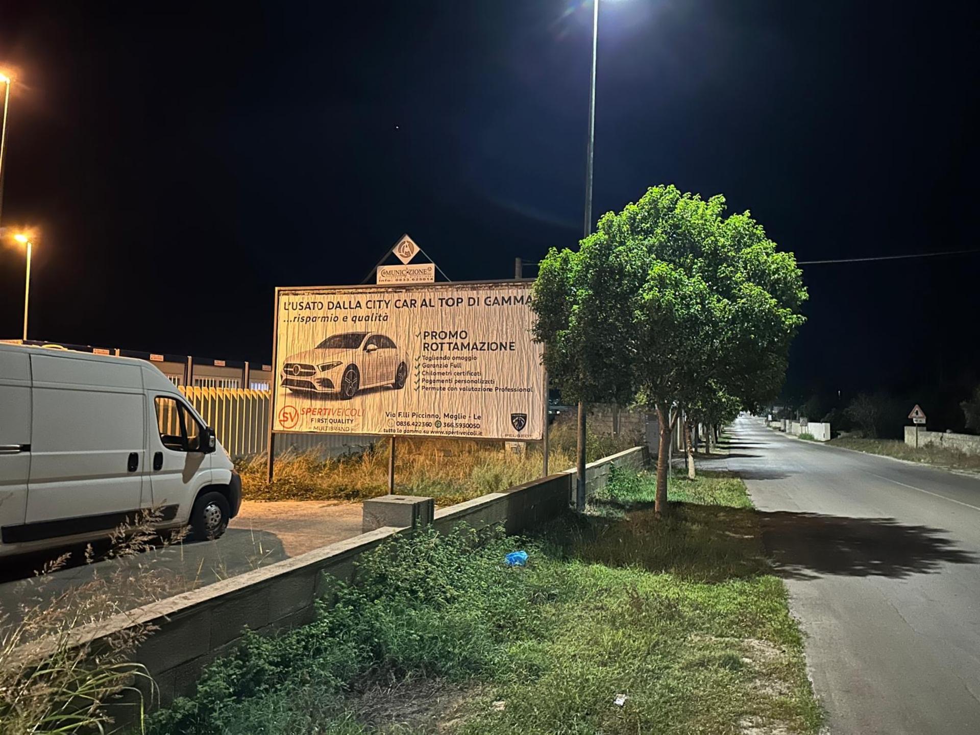 Impianto 6 X 3 a Ruffano, in zona Total Erg