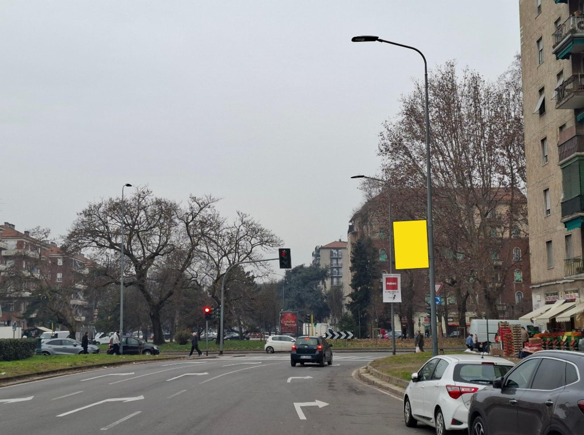 Impianto TARGA PALO a Milano, in zona Dreamlife Parrucchieri