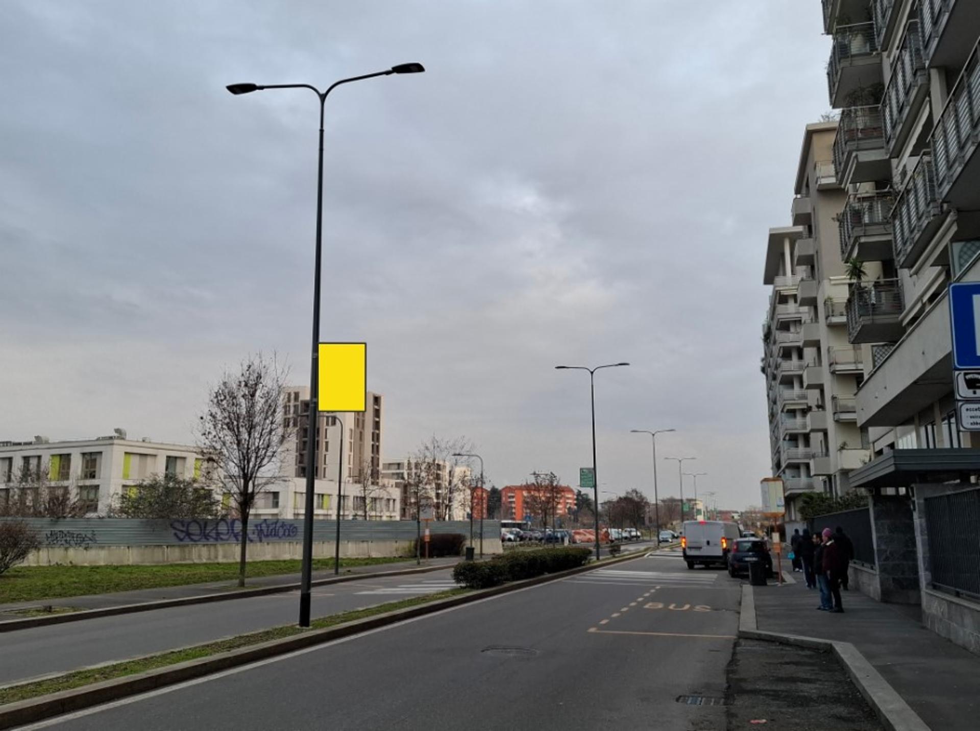 Impianto TARGA PALO a Milano, in zona Altamarea