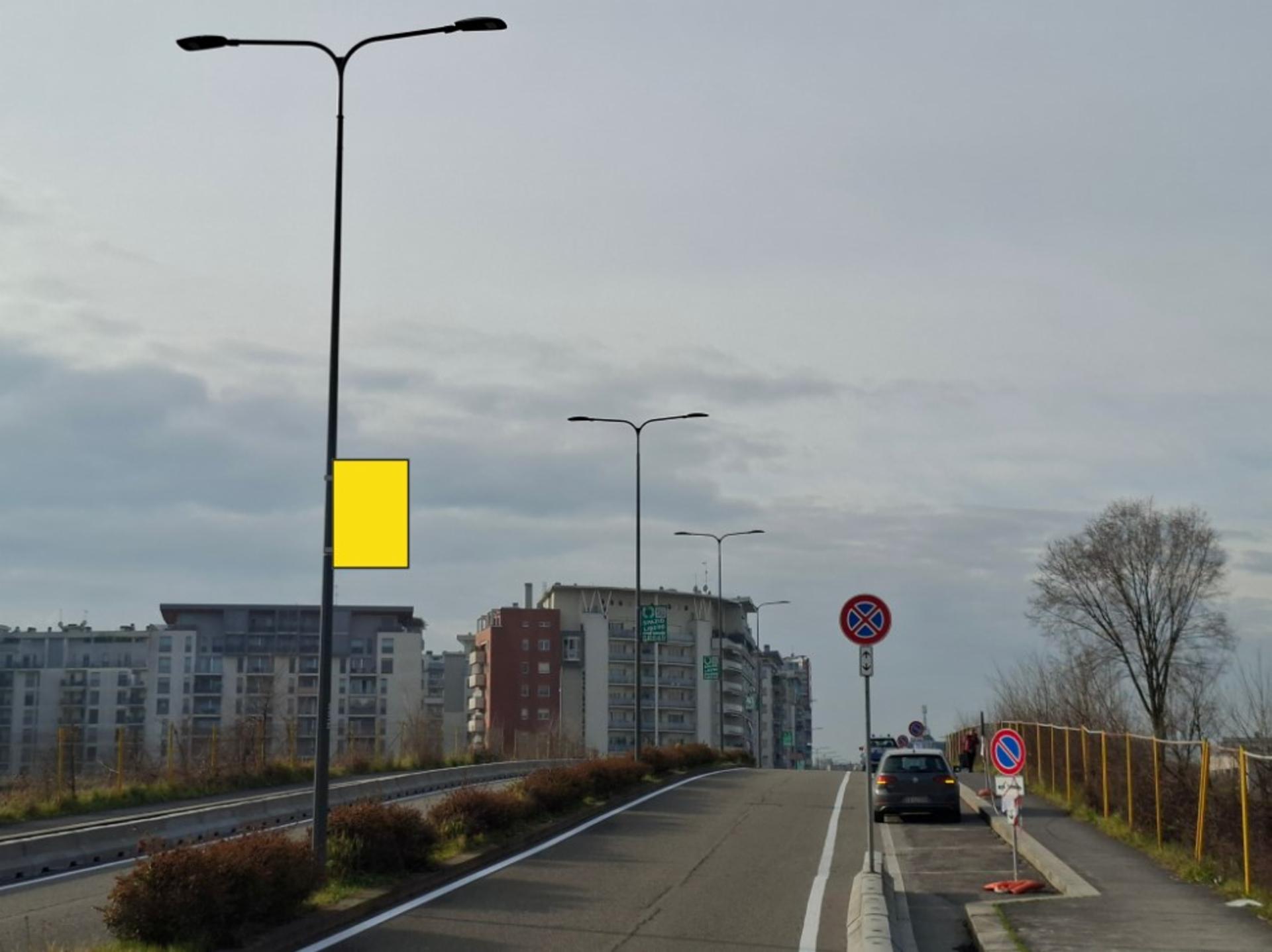 Impianto TARGA PALO a Milano, in zona Cosmì