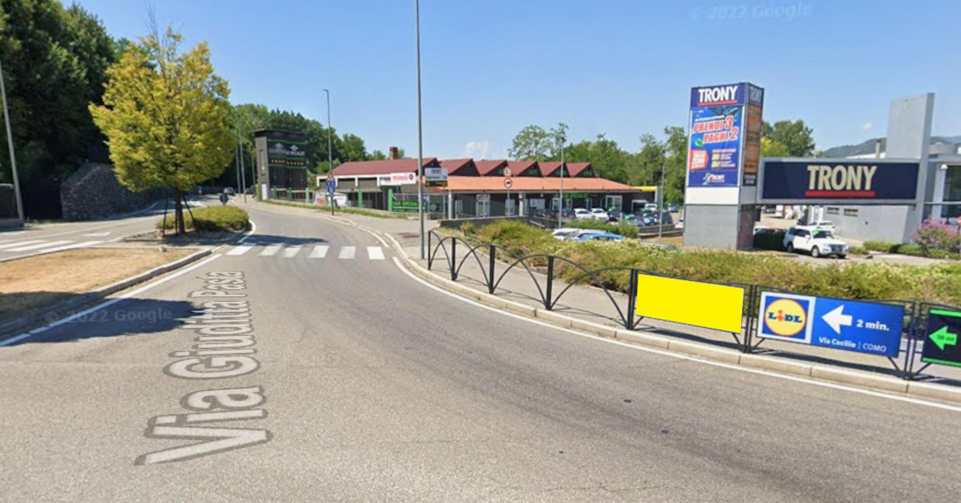 Impianto TRANSENNA a Como, in zona Dondi Salotti