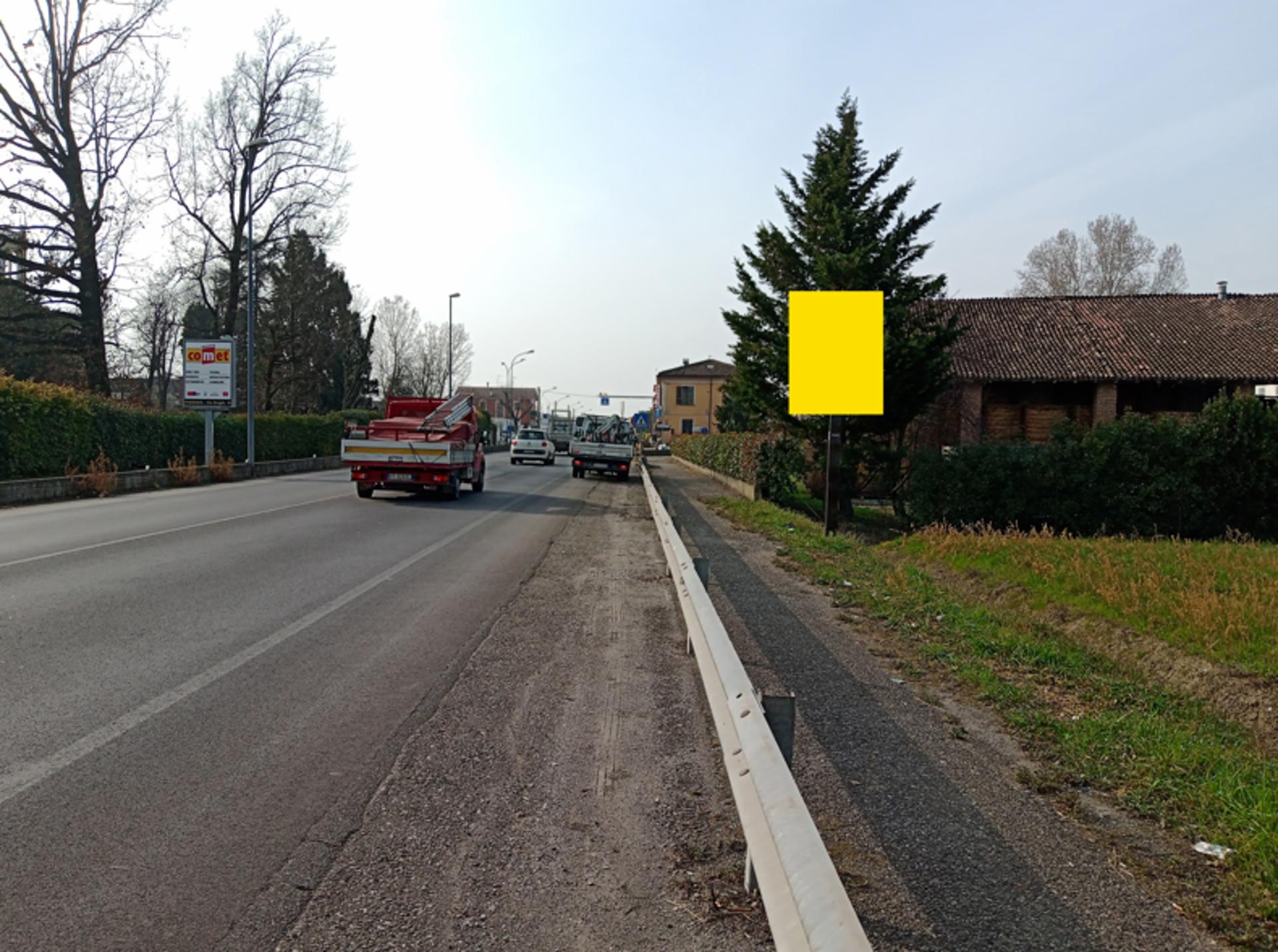 Impianto CARTELLONISTICA a Caorso, in zona agritourismo Boschi Celati