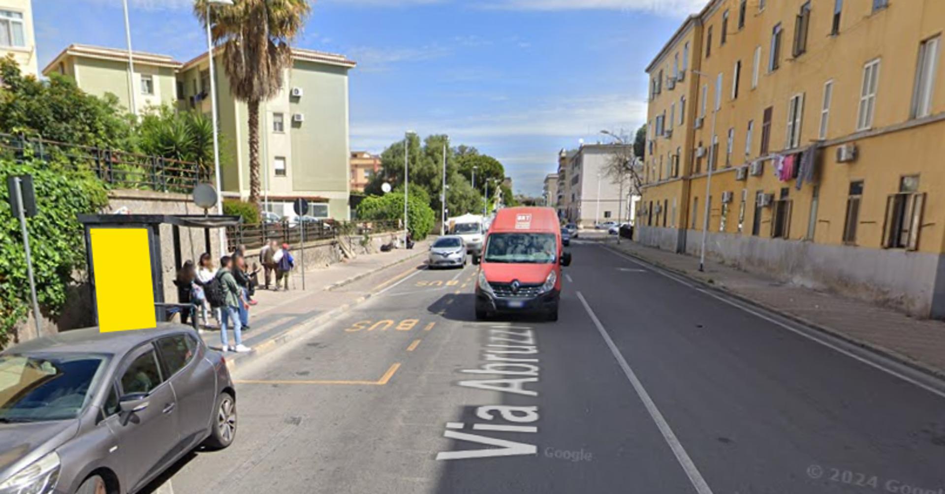 Impianto PENSILINA a Cagliari, in zona Mondadori
